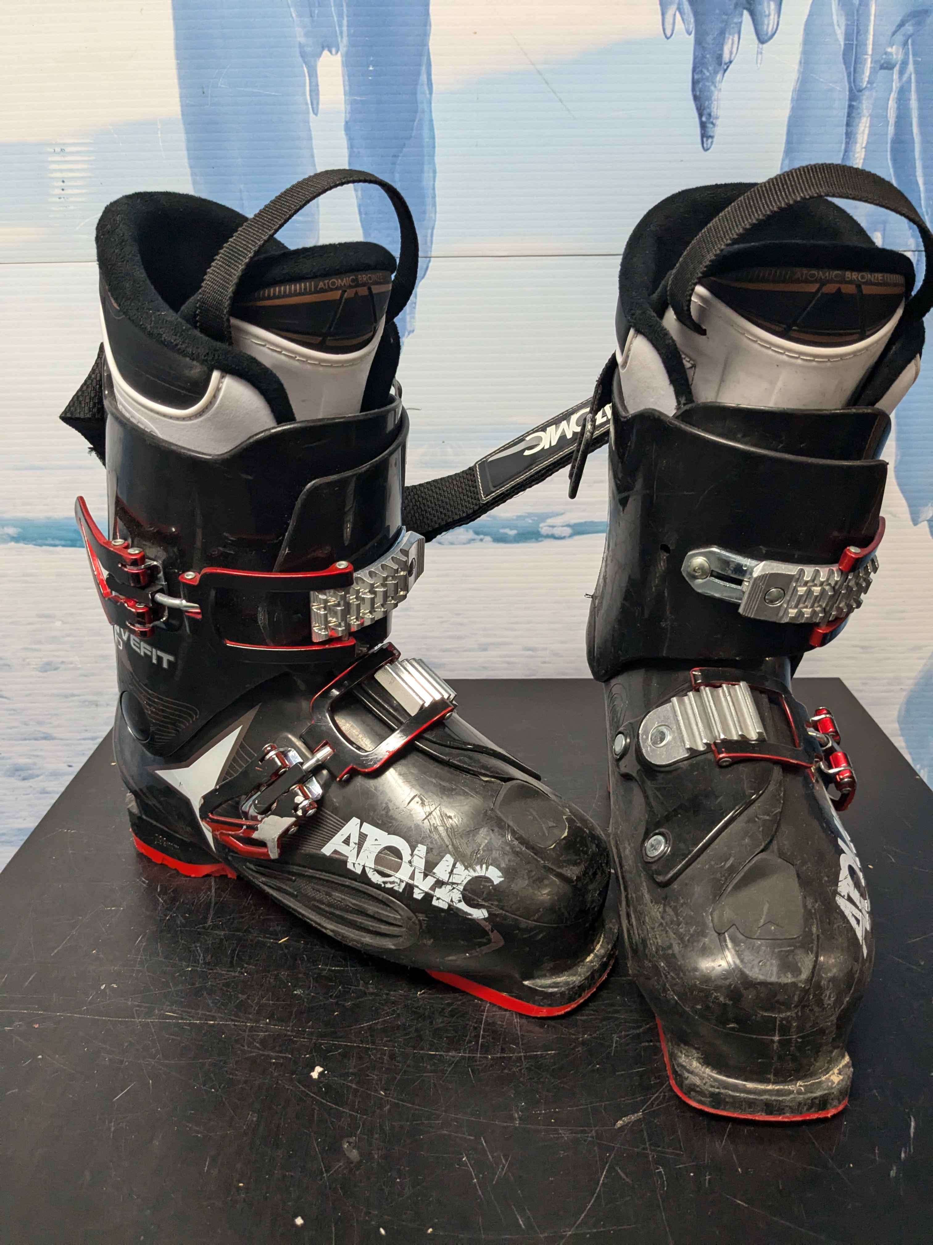 Atomic Live Fit 80 Size 25-25.5 299MM Ski Boots Neon Green Red Black Men’s 7-7.5 2017 Atomic Live Fit 80, 100, and 130 Mens Boot Overview by  main image 3