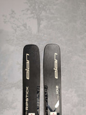 Used Elan Ripstick 102 Black Edition 2025 Skis 168cm w/ Tyrolia Attack 13 GW Demo Bindings
