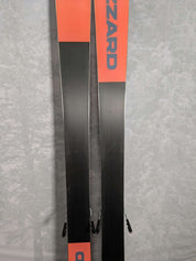 Used 2025 Blizzard Rustler 9 skis- 168cm w/ Salomon Strive 13 Binding
