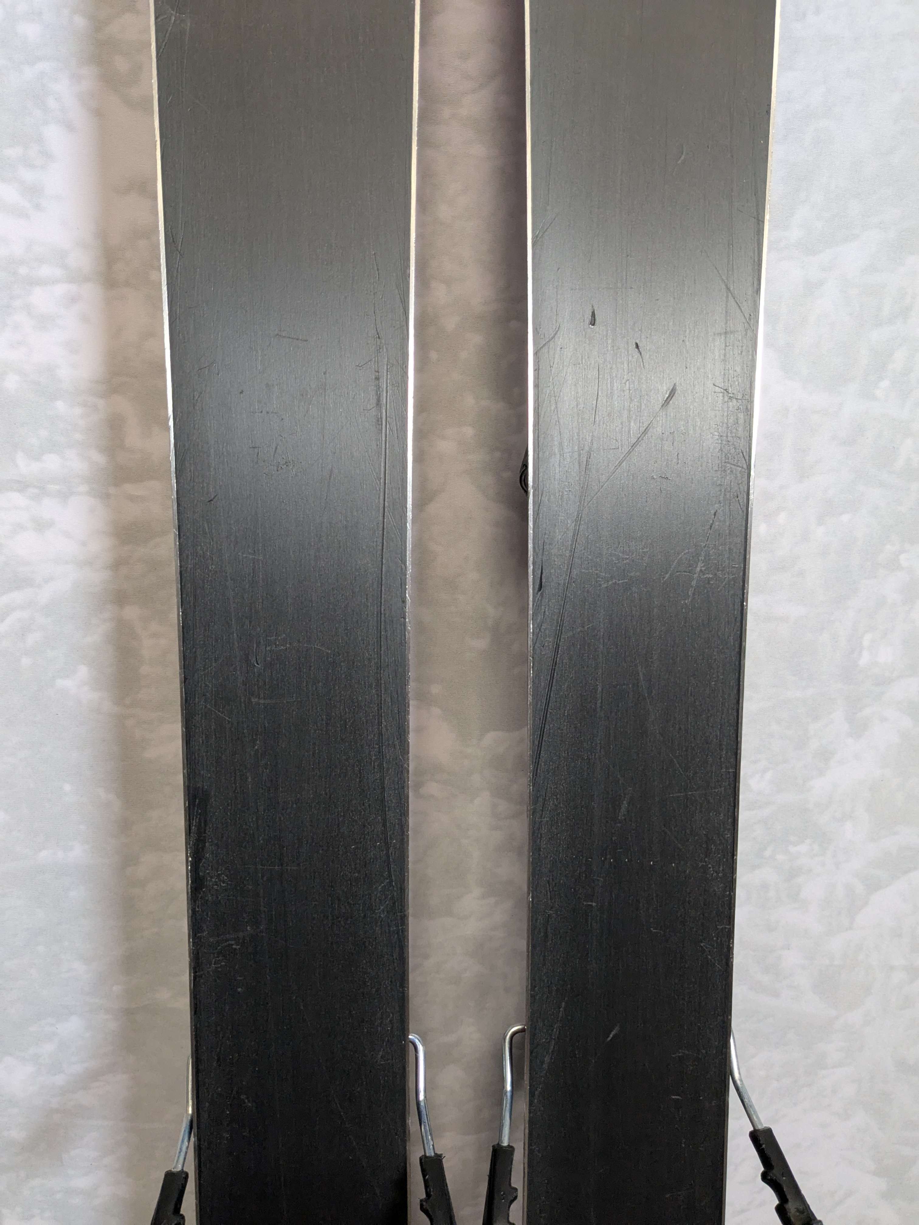 Used 2025 Blizzard Rustler 9 skis- 168cm w/ Salomon Strive 13 Binding