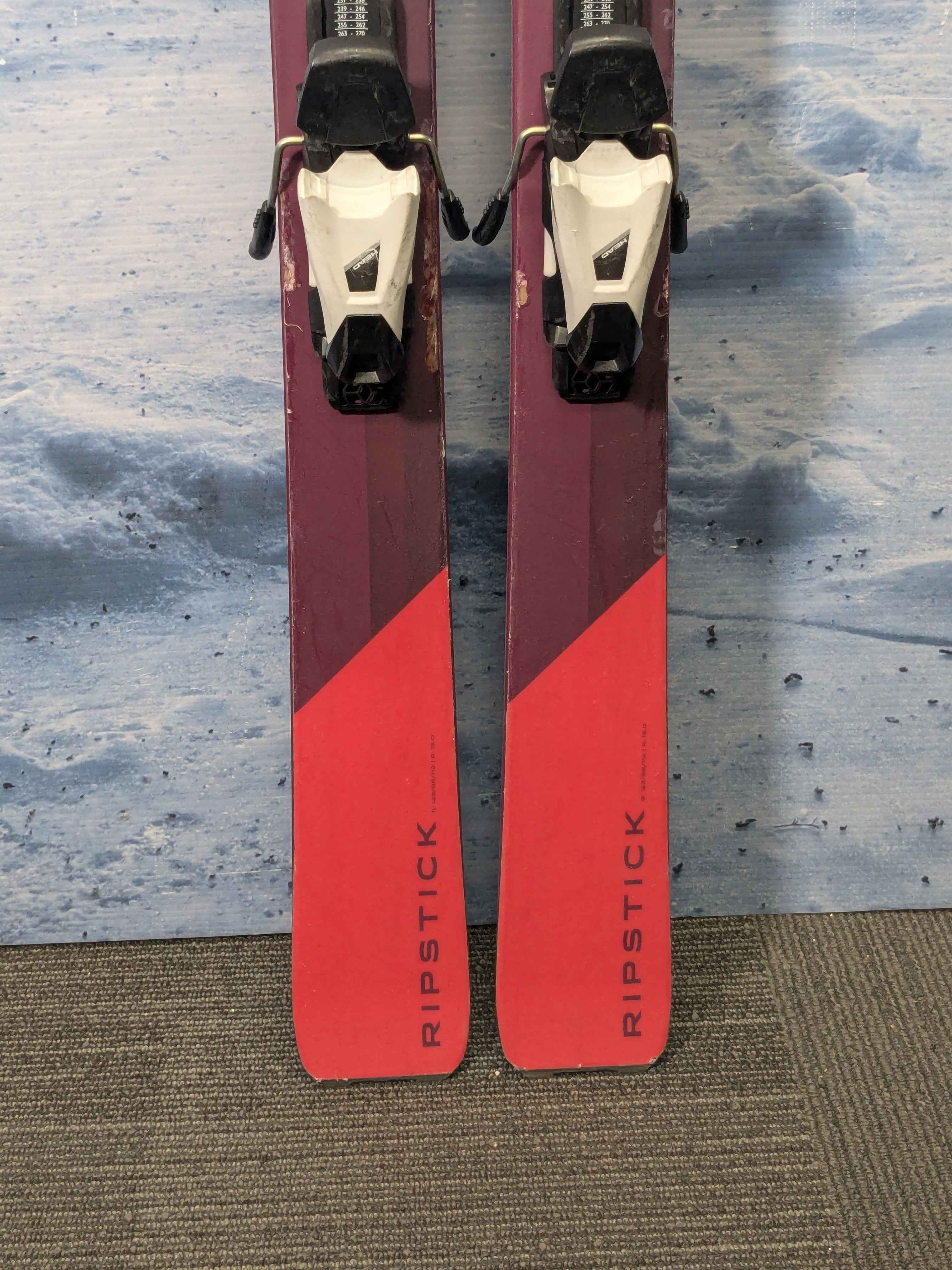 Used Elan Ripstick 86 Junior 158cm Skis w/ Tyrolla SLR 7.5 Adjustable Bindings