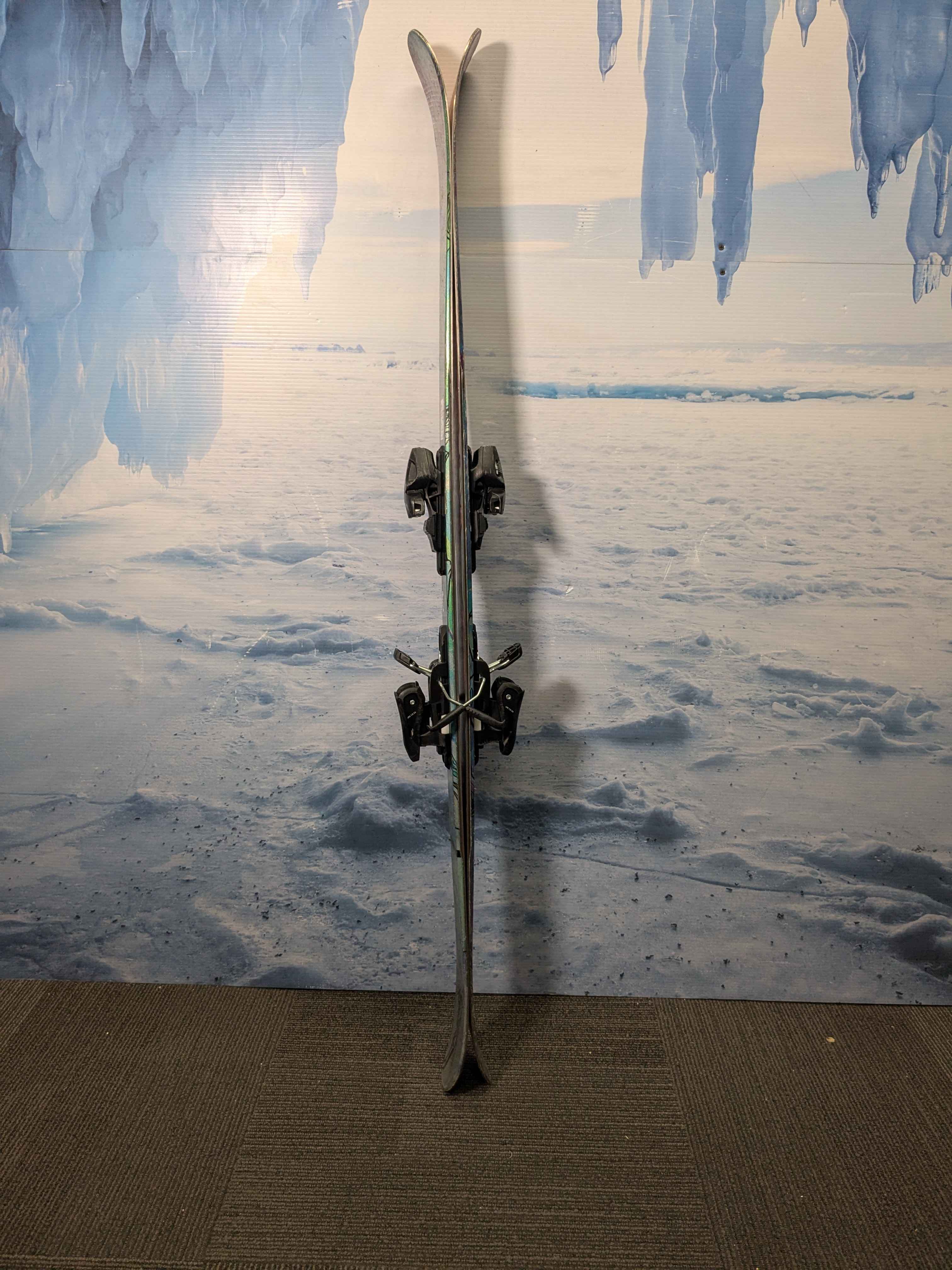 Used Atomic Bent Chetler Jr 153cm Kids Skis w/ Tyrolia JRS 7.5 CA GW Demo Bindings