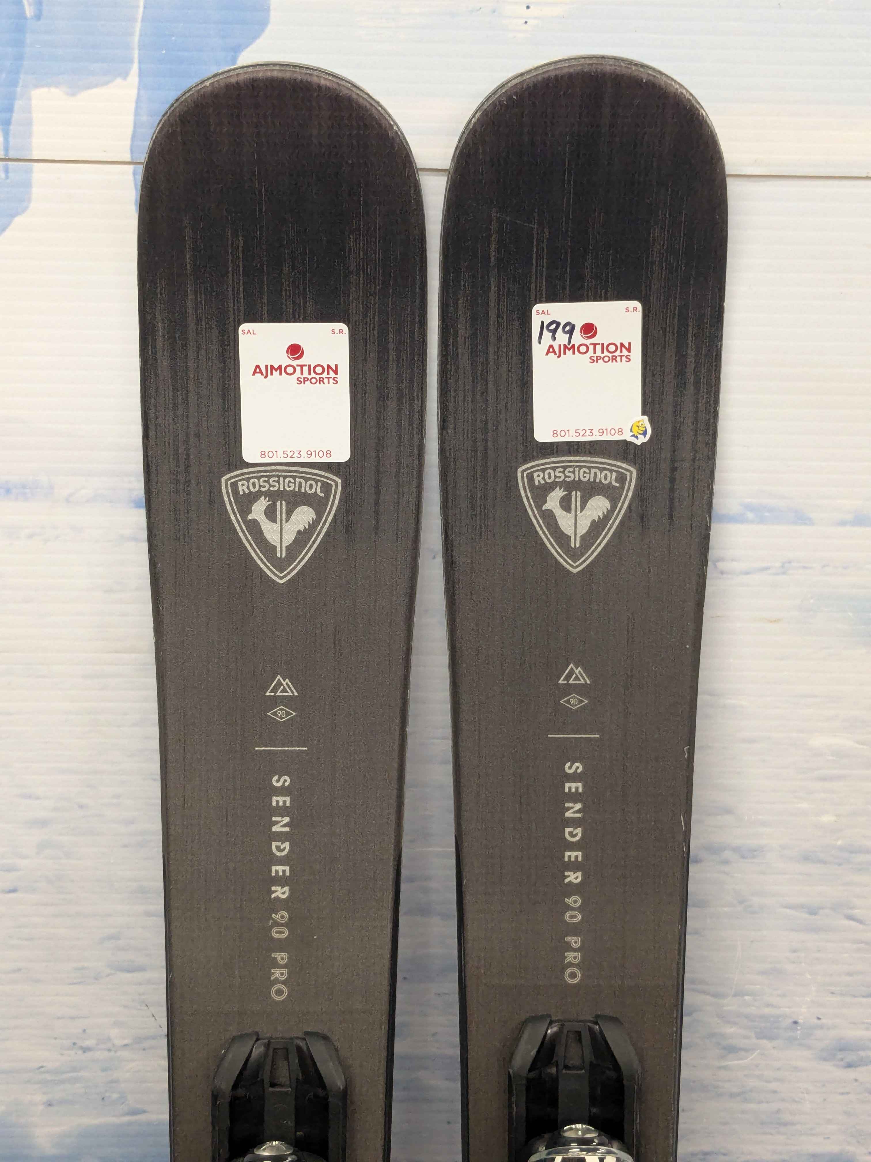 Used Rossignol Sender 90 Pro Skis 130cm w/ Look Xpress 10 GripWalk Demo Bindings