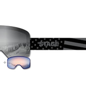 STAGE Propnetic - Magnetic Ski Goggle + Bonus Lens