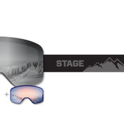 STAGE Propnetic - Magnetic Ski Goggle + Bonus Lens