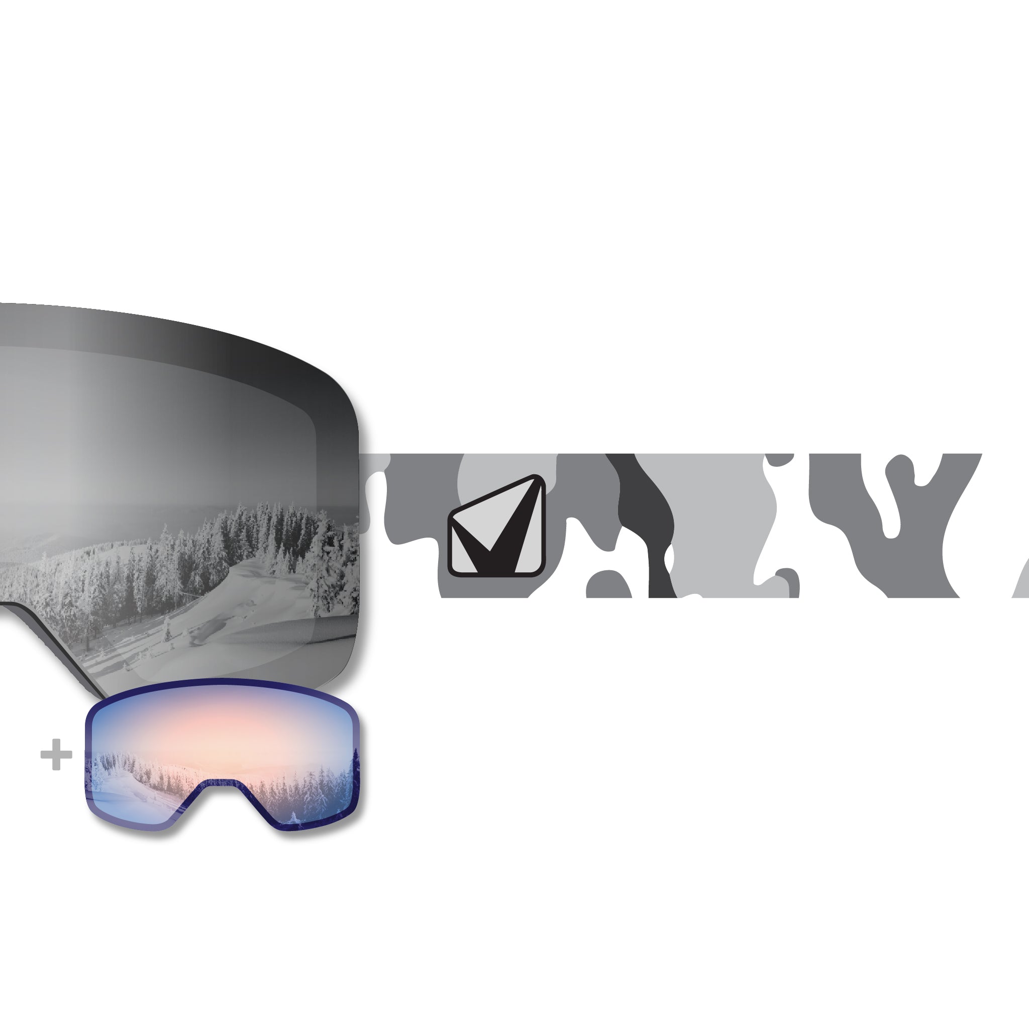 STAGE Propnetic - Magnetic Ski Goggle + Bonus Lens