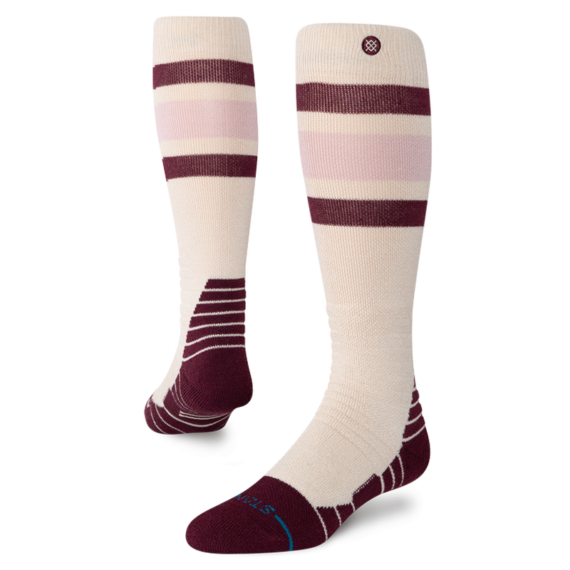 STANCE Womens Boyd Mid Wool Snow Sock - Oatmeal