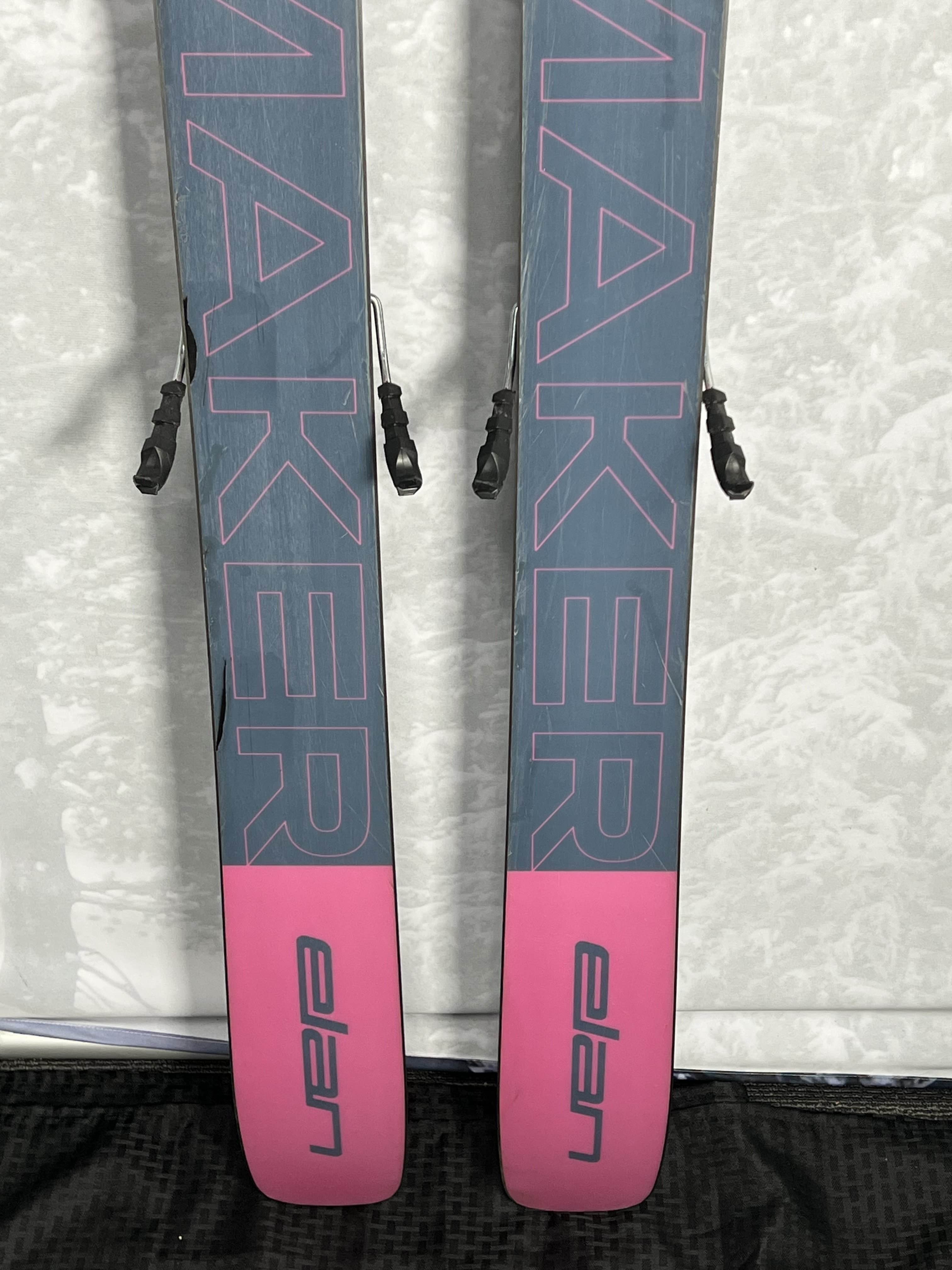 Lightly used Elan Playmaker 101 -180 cm Skis w/ Tyrolla Attack 14