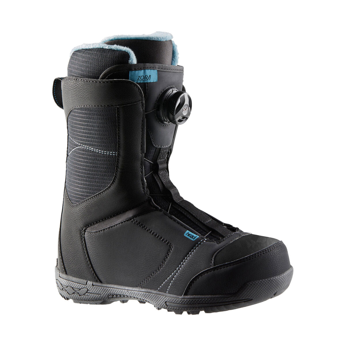 New 2025 Head Zora Lyt Boa Black Women's Snowboard Boot -23.5MP 6.5W US