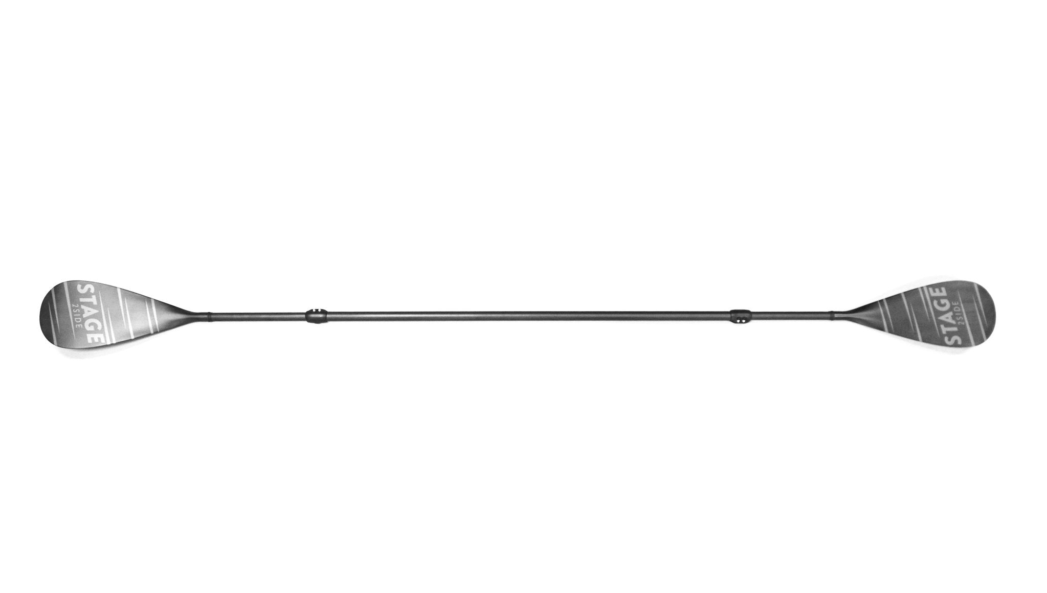 100% Carbon Fiber Composite Shaft reduces weight and adds stiffness 100% Carbon Fiber Blades. Double Paddle Adjusts between 112" to 156" to fit paddlers 5'2 to 6'3 Double Paddle Weighs 2 lbs., 6 oz. Singe Paddle Adjusts from 75 inches to over 90 inches in length! Single Paddle Weighs 1 lb., 11,5 oz.