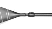 100% Carbon Fiber Composite Shaft reduces weight and adds stiffness 100% Carbon Fiber Blades. Double Paddle Adjusts between 112" to 156" to fit paddlers 5'2 to 6'3 Double Paddle Weighs 2 lbs., 6 oz. Singe Paddle Adjusts from 75 inches to over 90 inches in length! Single Paddle Weighs 1 lb., 11,5 oz.