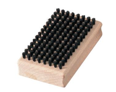 Product shot of the Purl Horsehair brush for ski and snowboard tuning, and ski wax removal