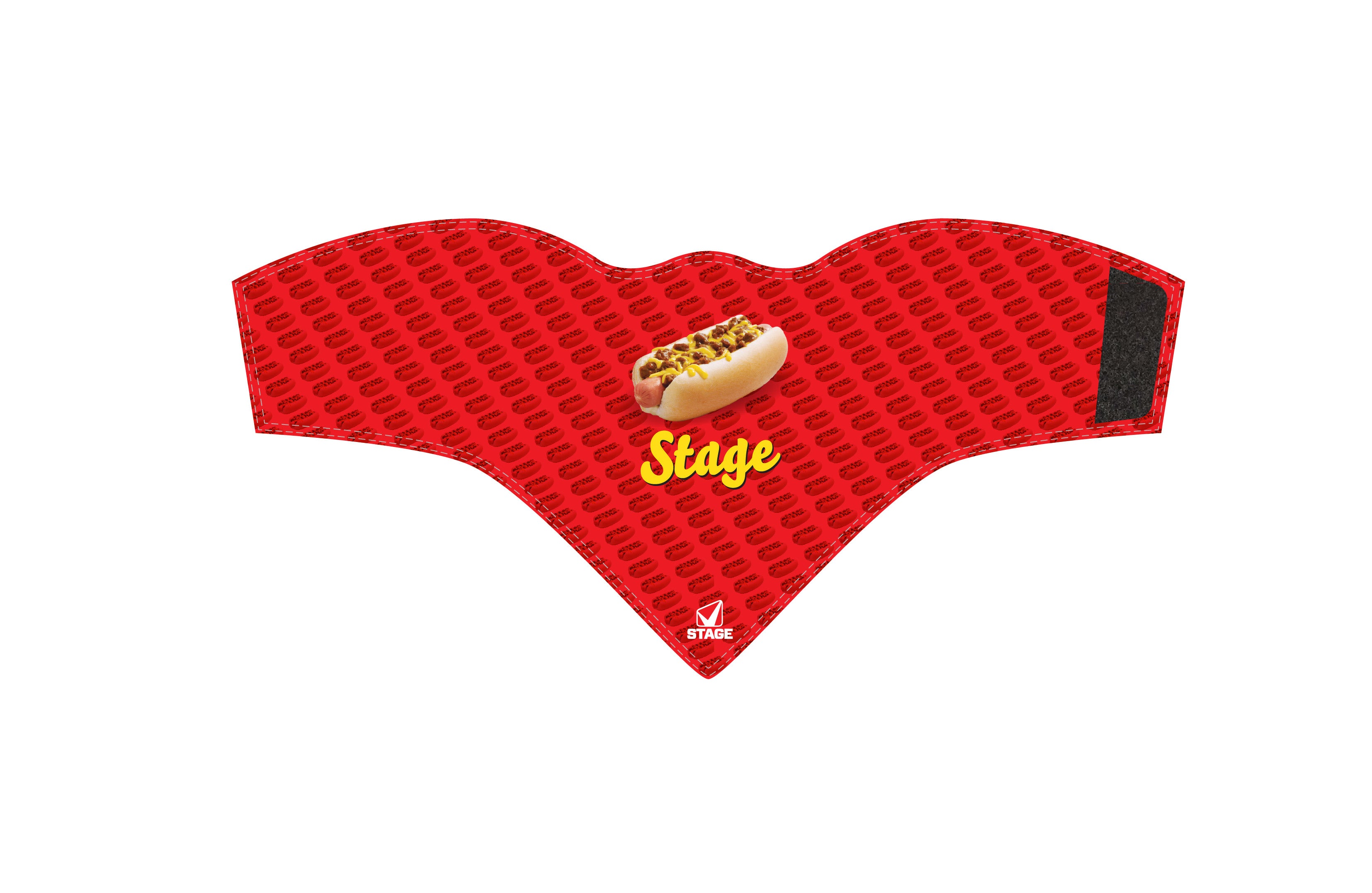 Stage - Graphic Face Masks - Chili Cheese Dog Red