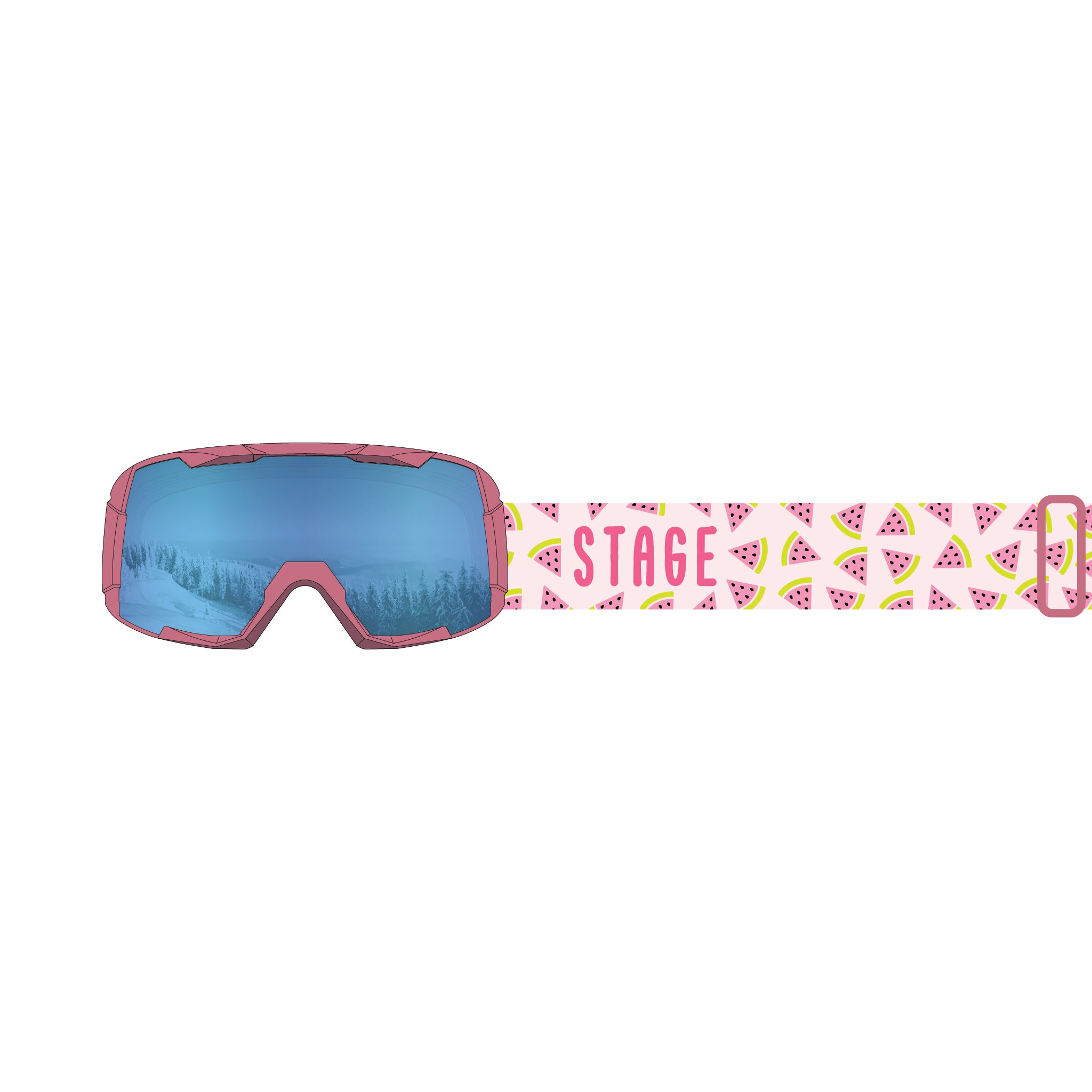 STAGE Punk Jr. Ski Goggle - Youth Ski & Snowboard Goggle (Ages 5-10)