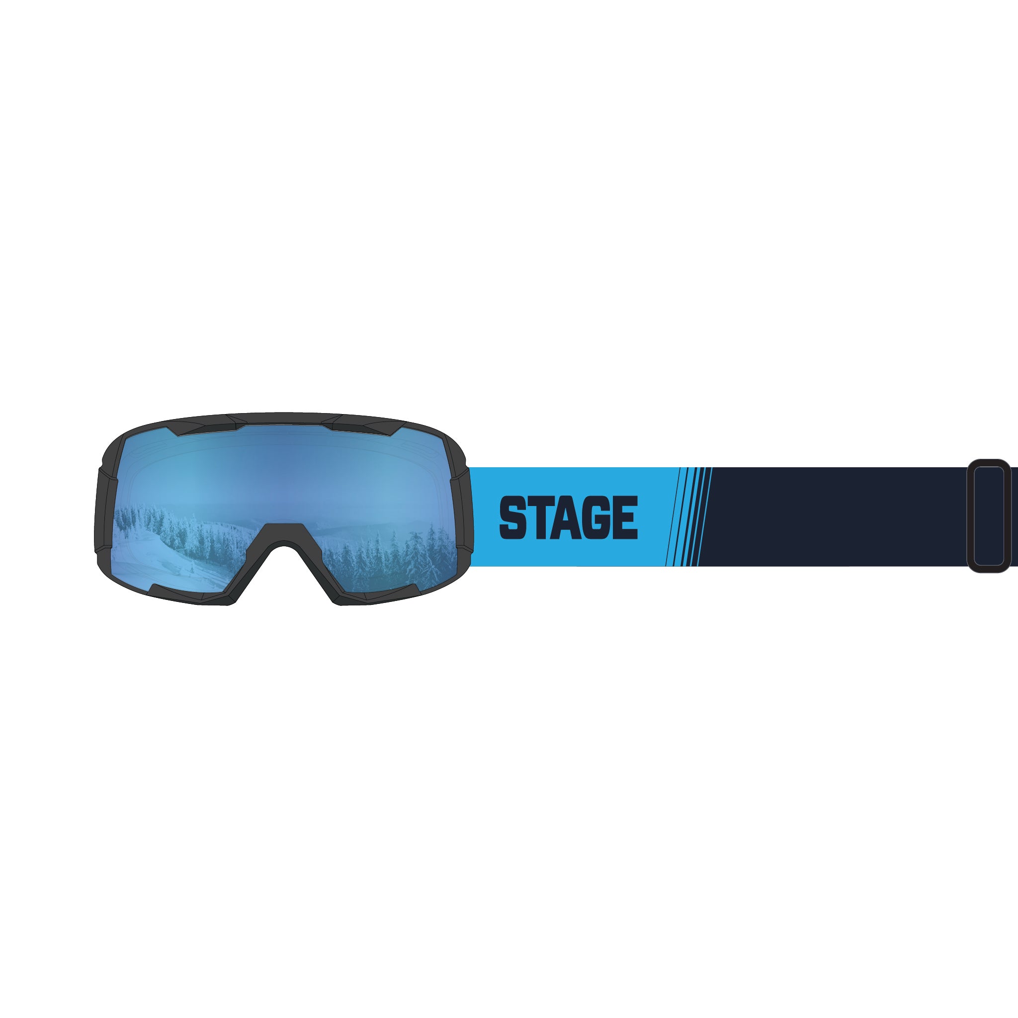 STAGE Punk Jr. Ski Goggle - Youth Ski & Snowboard Goggle (Ages 5-10)