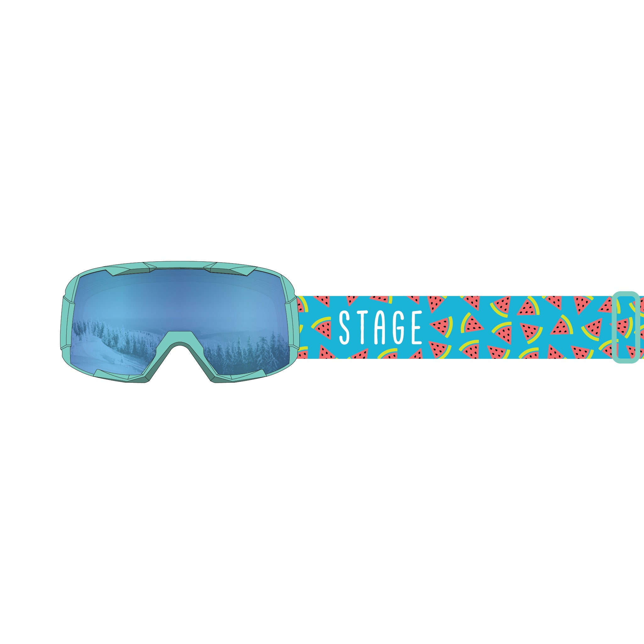 STAGE Punk Jr. Ski Goggle - Youth Ski & Snowboard Goggle (Ages 5-10)