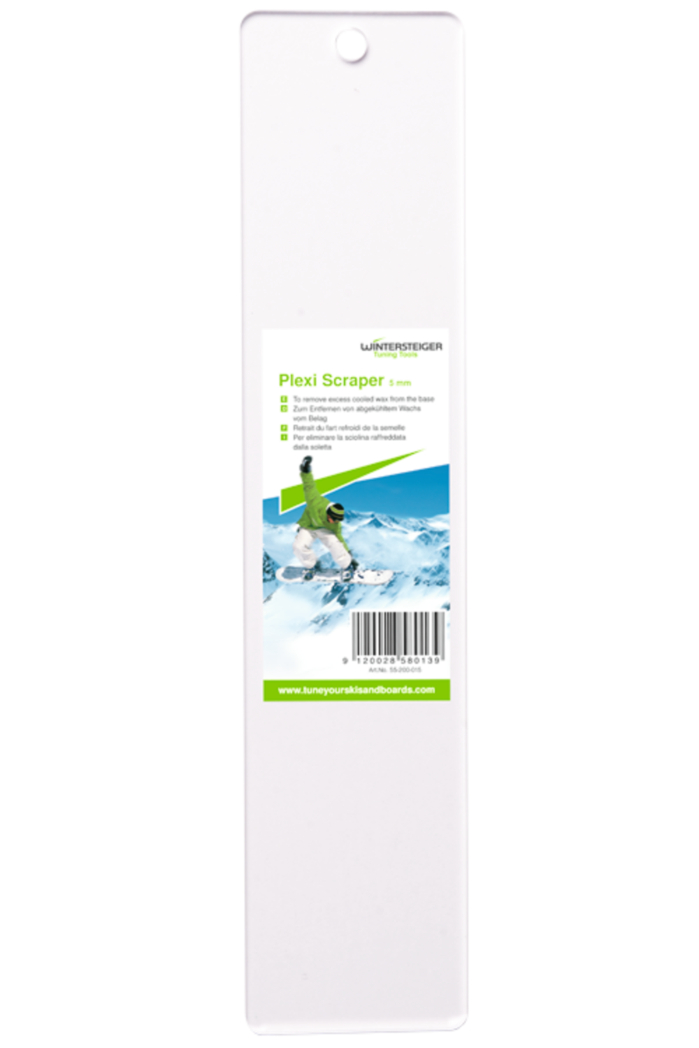 Wintersteiger Snowboard Plexi Scraper - 5mm