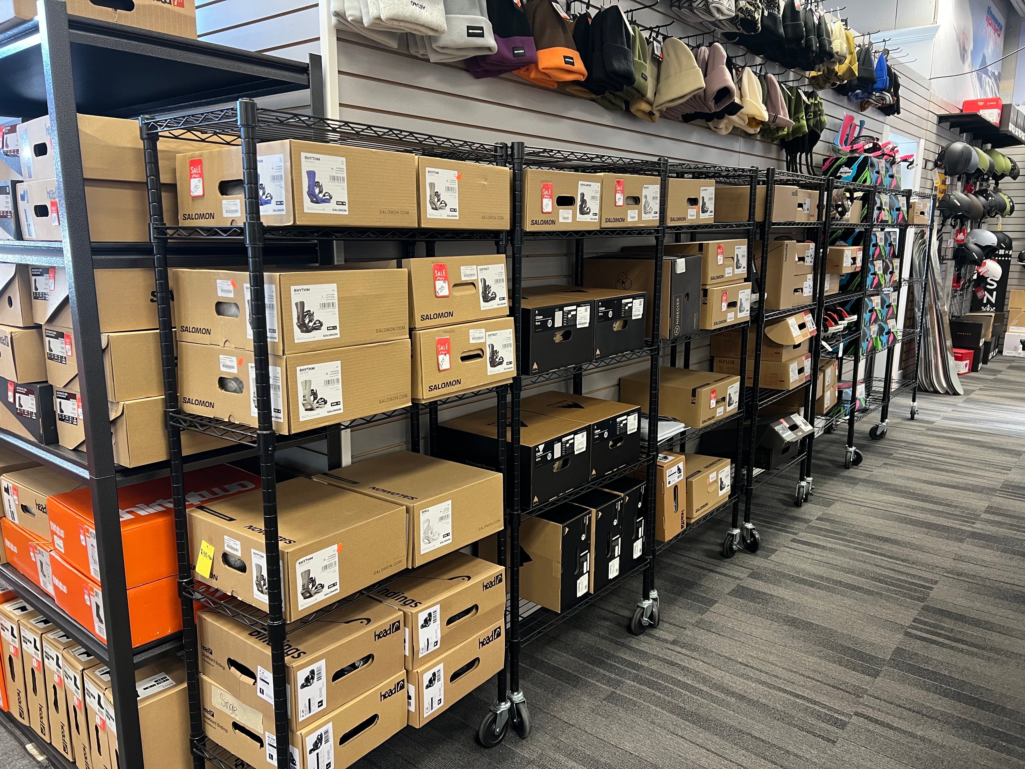 Snowboard Bindings — More In-Store