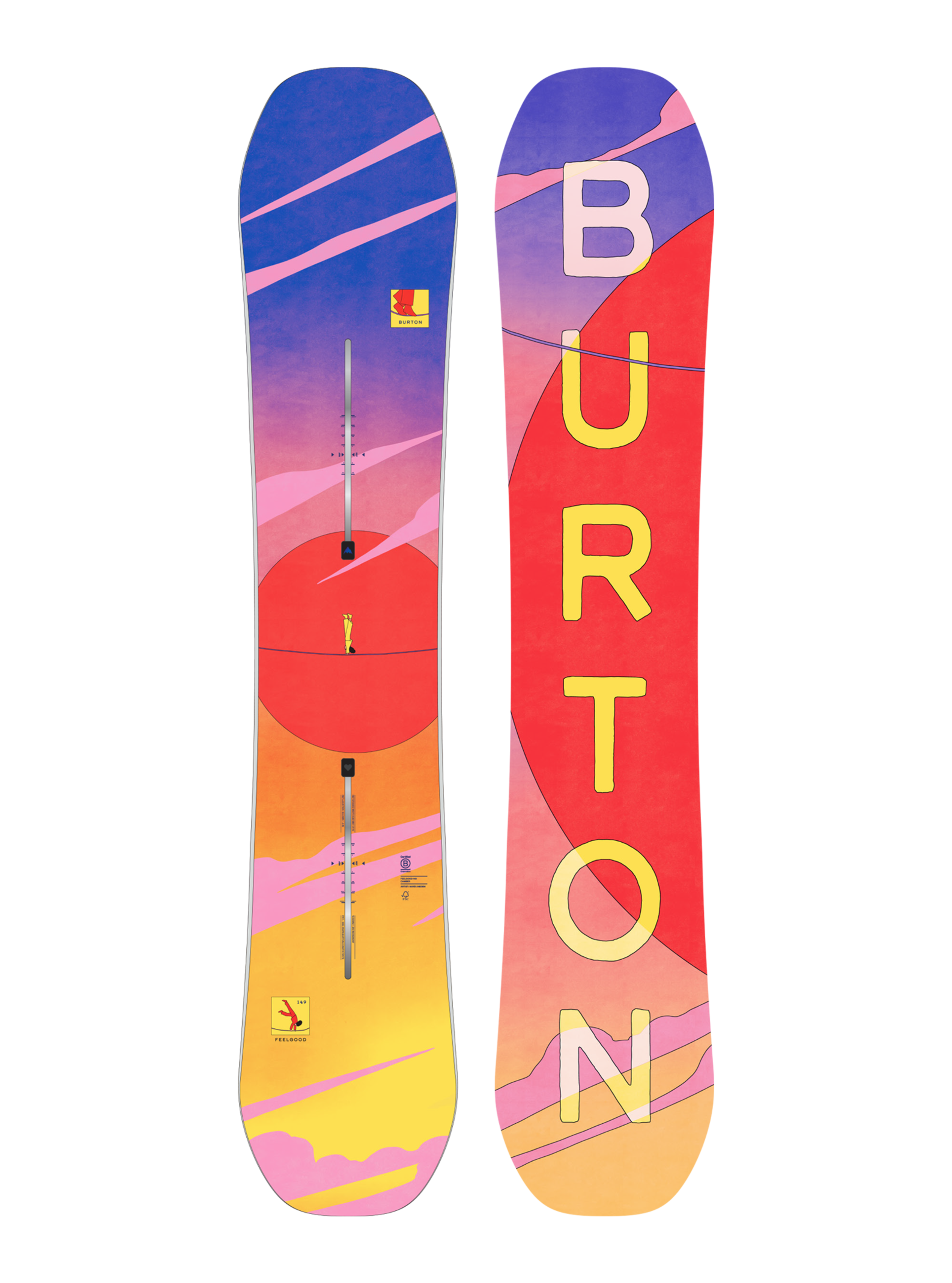 Burton Womens Feelgood Tight Rope 142cm Snowboard - New (2027)