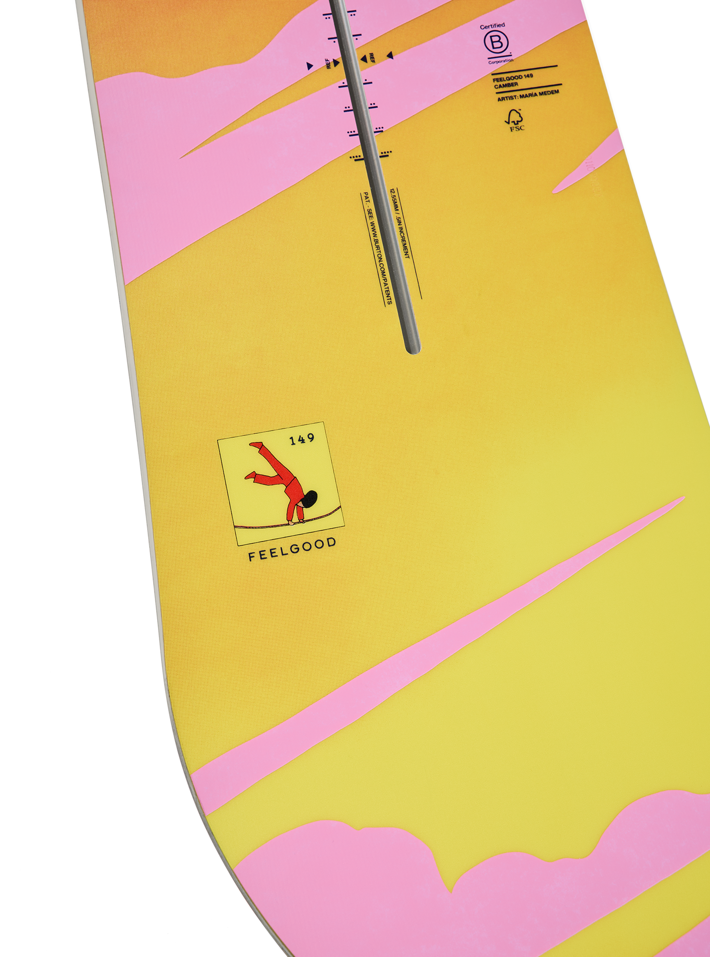 Burton Womens Feelgood Tight Rope 142cm Snowboard - New (2027)