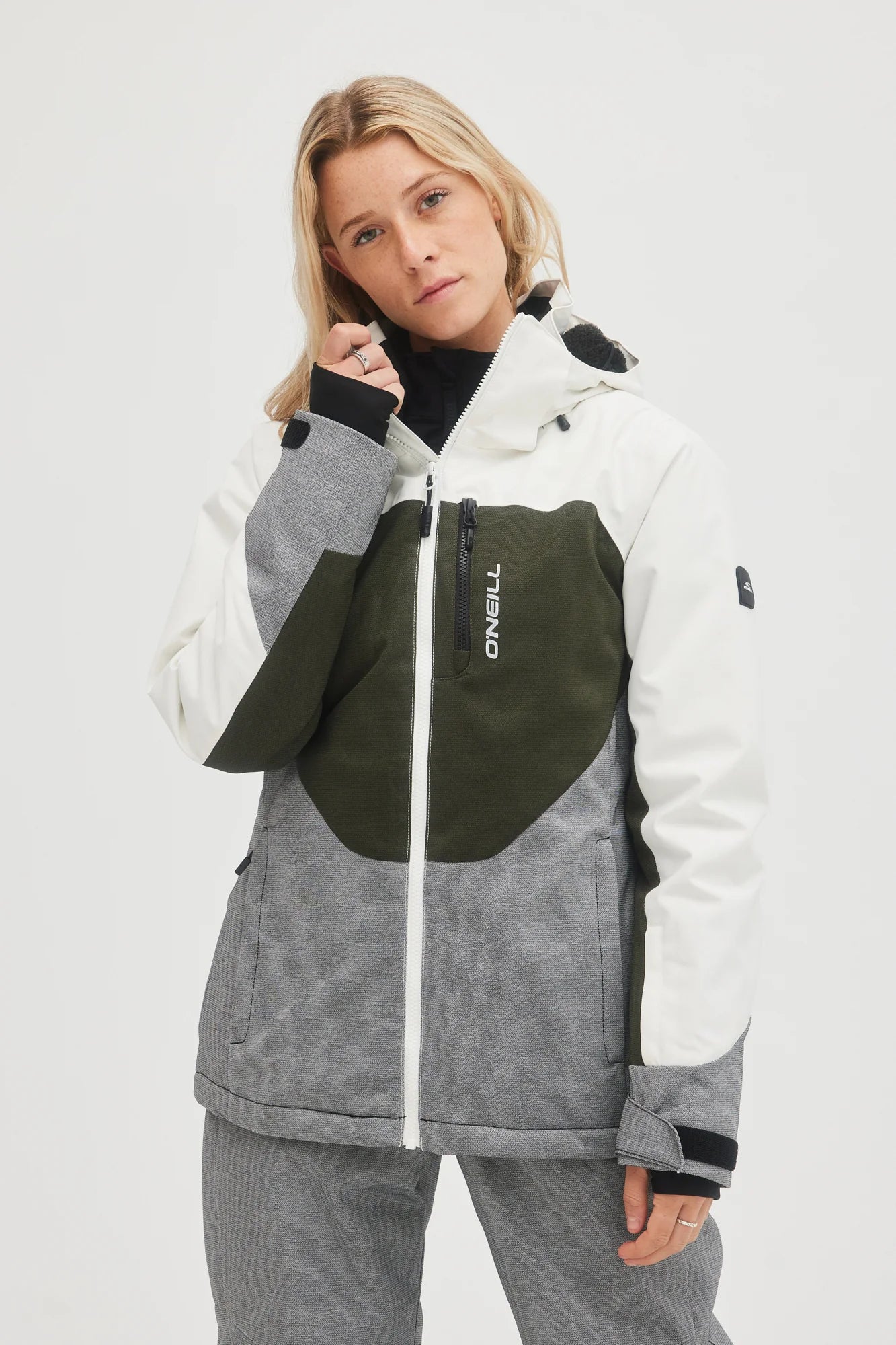 O'Neill Womens Diamond Jacket - Snow White