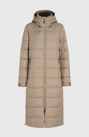 O'Neill O'Riginals Long Puffer Jacket - Brown