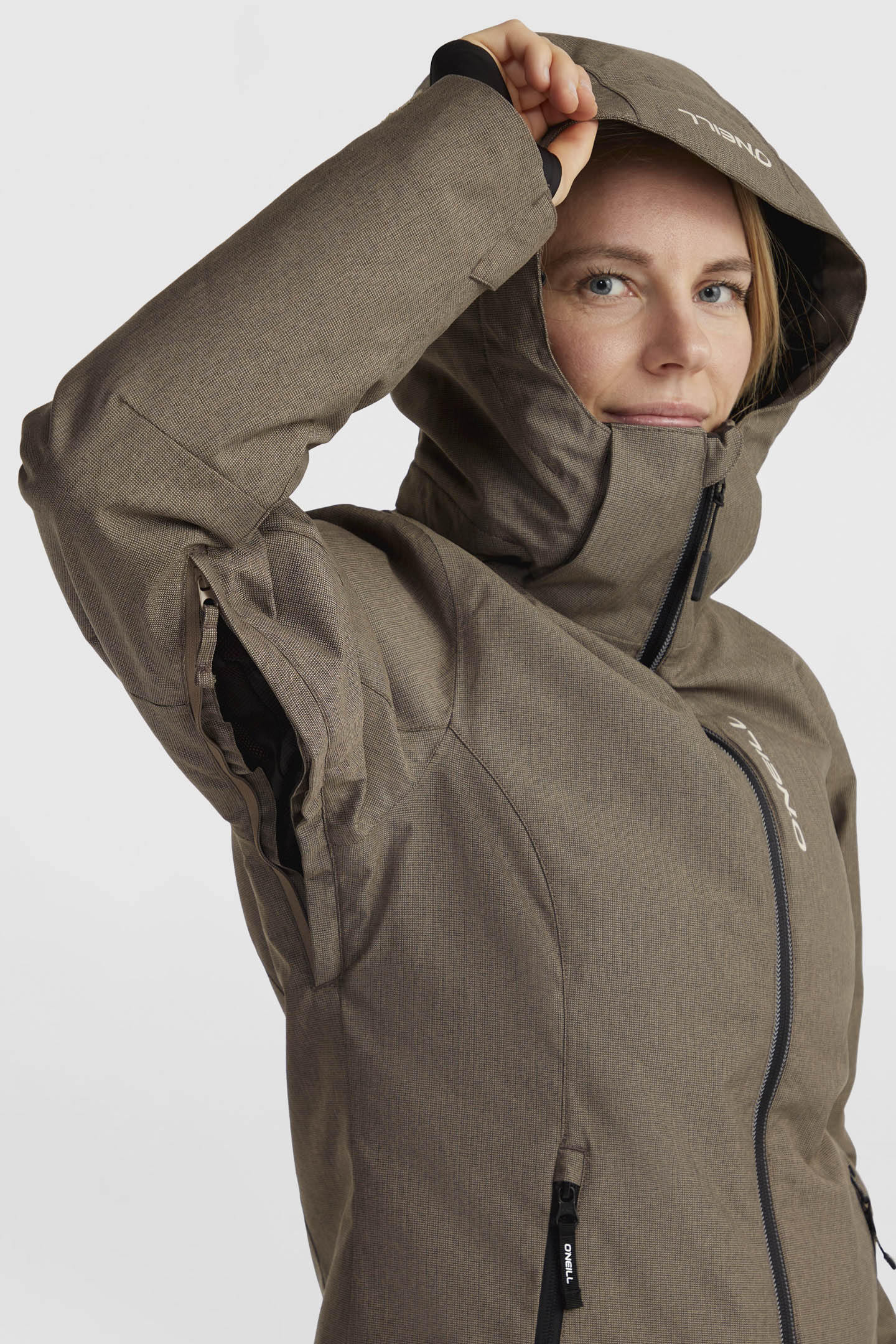 O'Neill Womens Stuvite Jacket - Concrete