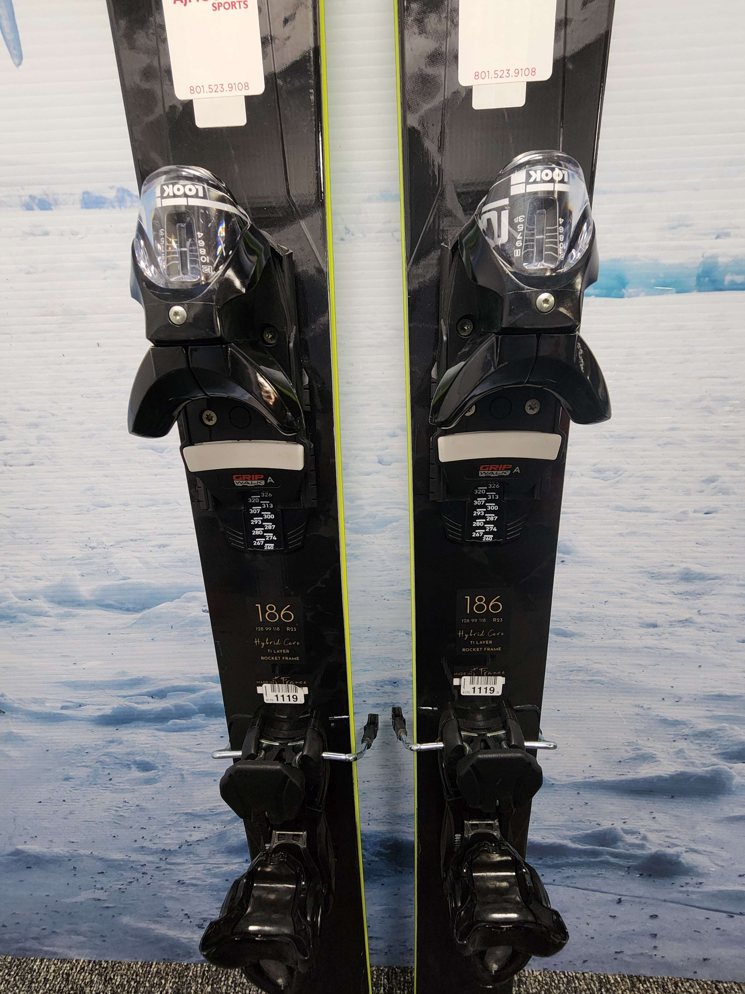 Used Dynastar M-Pro 99 Ski 186cm w/ Rental Look SPX 12 Binding