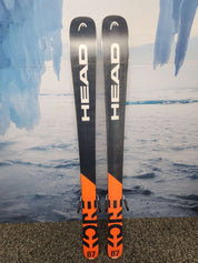 Used Head Kore 87 JR Ski w/ Tyrolia slr 7.5 Adjustable Binding 144cm