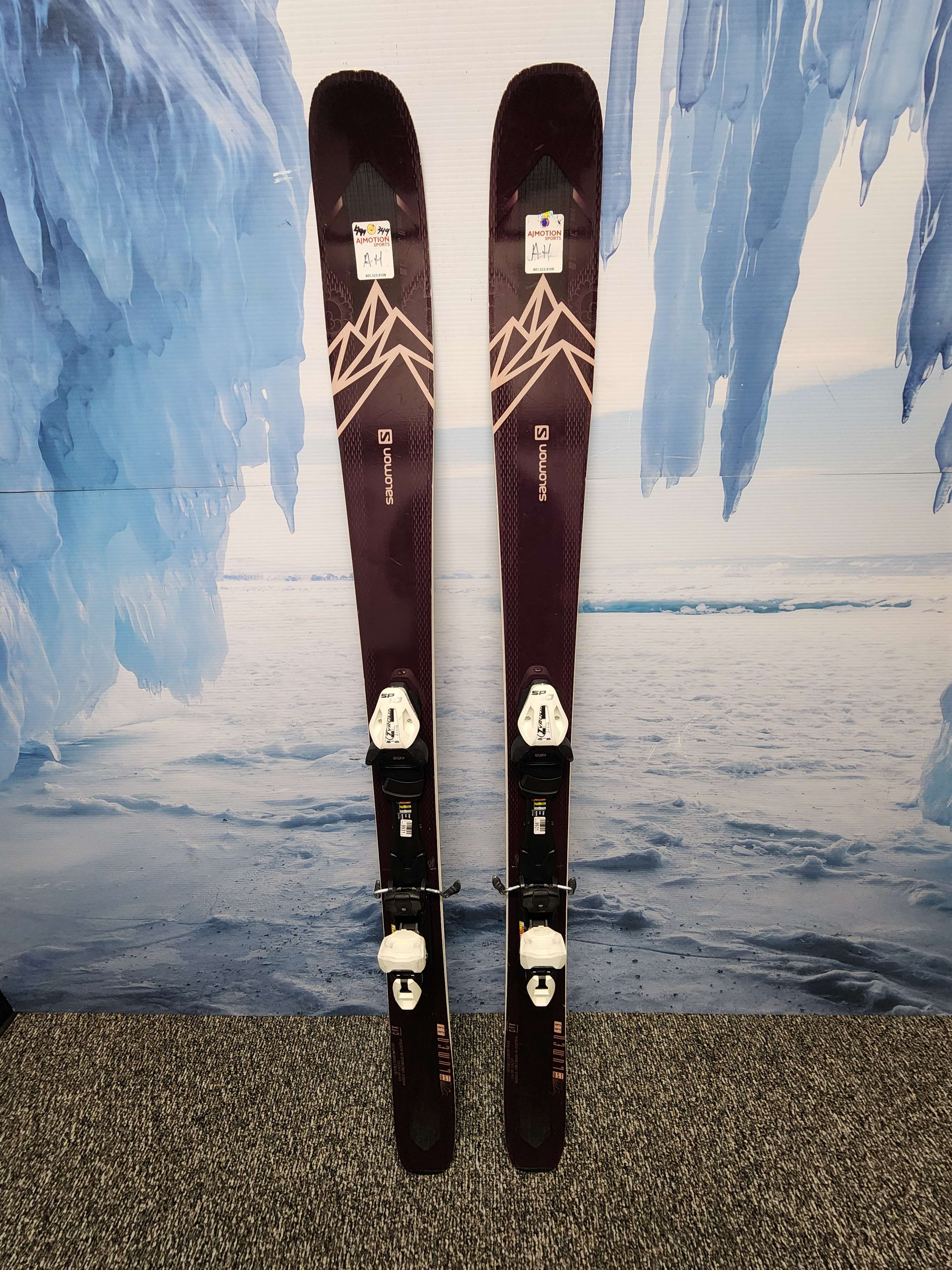 Used 167 CM 2021 Salomon QST Lumen 99 Women's Ski