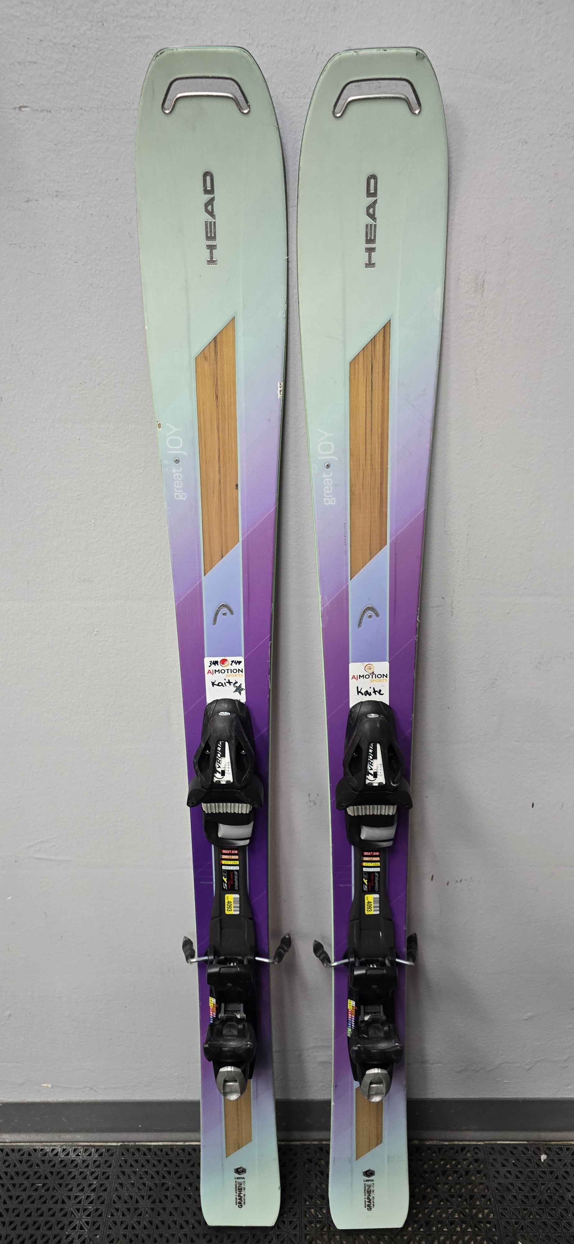 Used Head Great Joy 153cm Skis w/ Tyrolia SP 10 Demo Binding