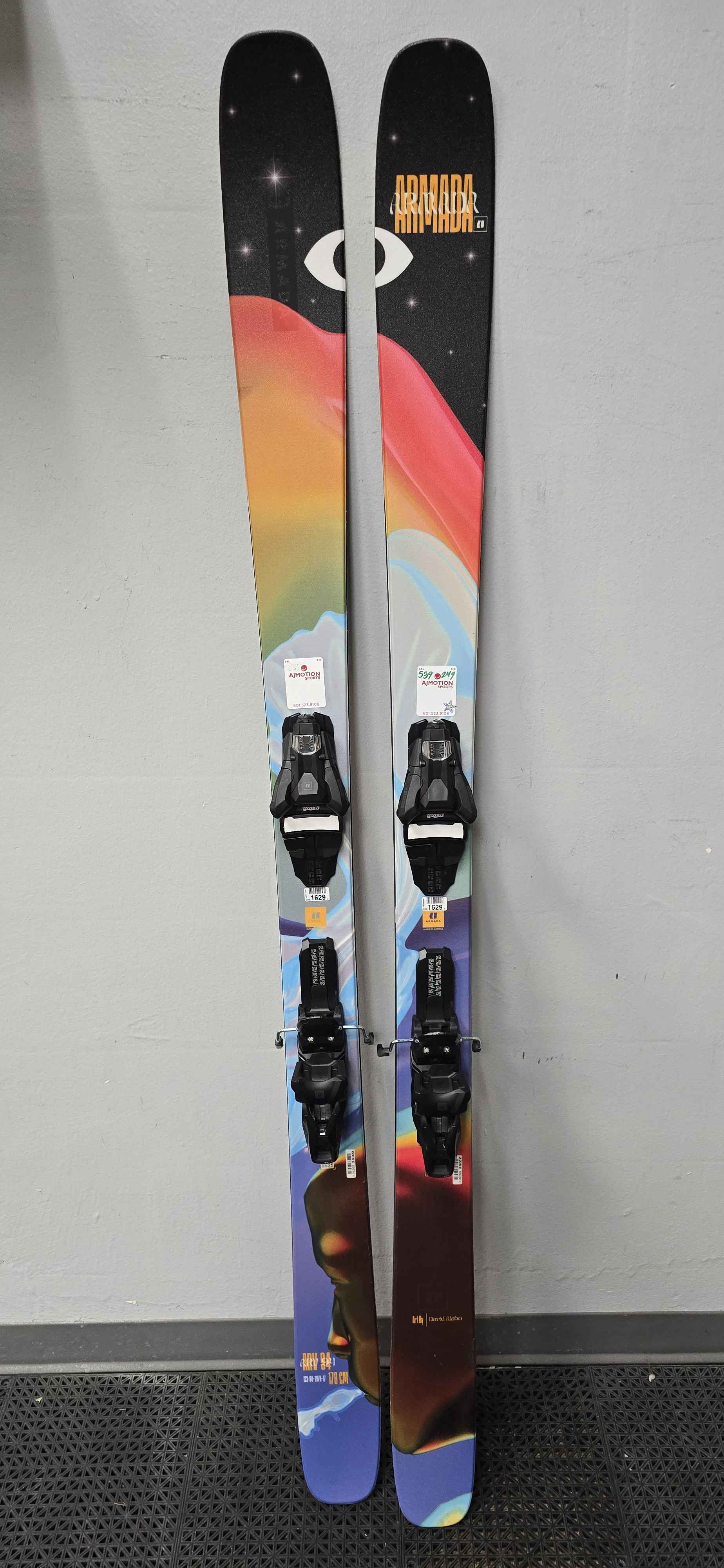 Used Armada ARV 94 178cm Skis w/ Armada Strive 11 Demo bindings