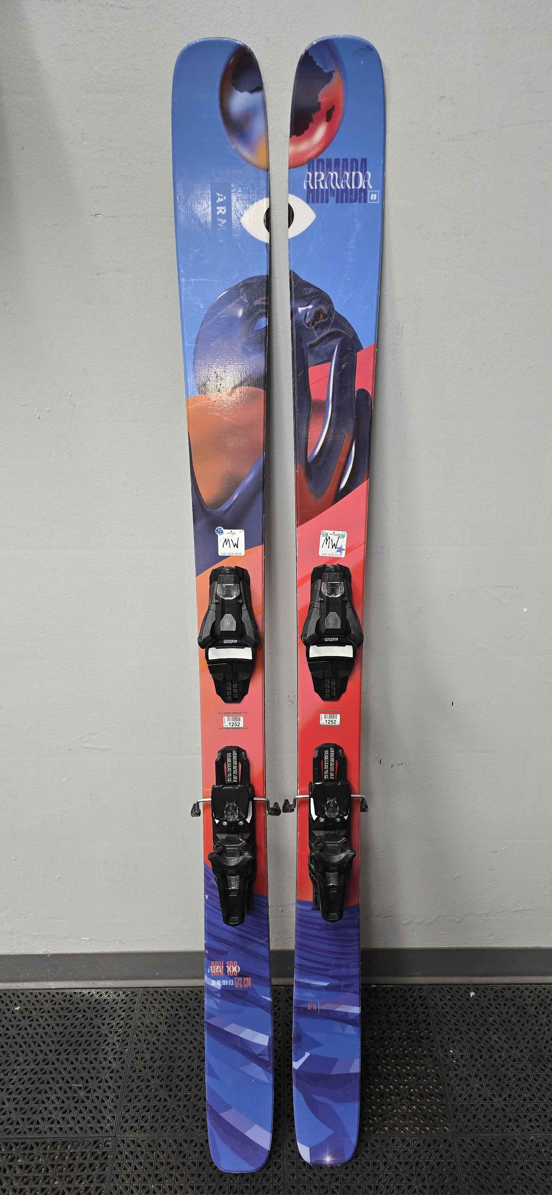 Used Armada ARV 100 172cm w/ Armada Strive 13 Demo Bindings