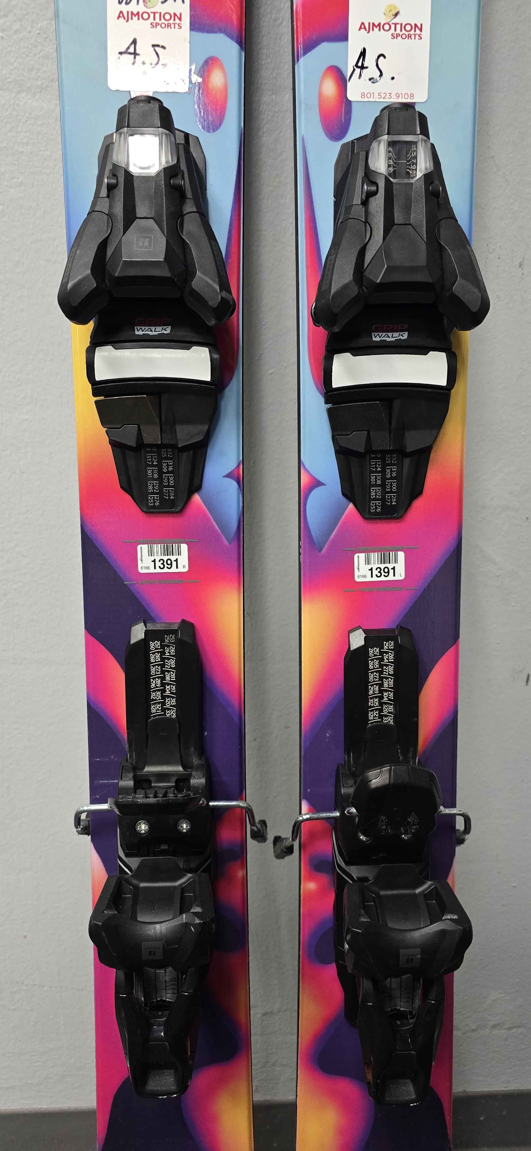 Used Armada ARW 100 158cm w/ Armada Strive 11 Demo Bindings