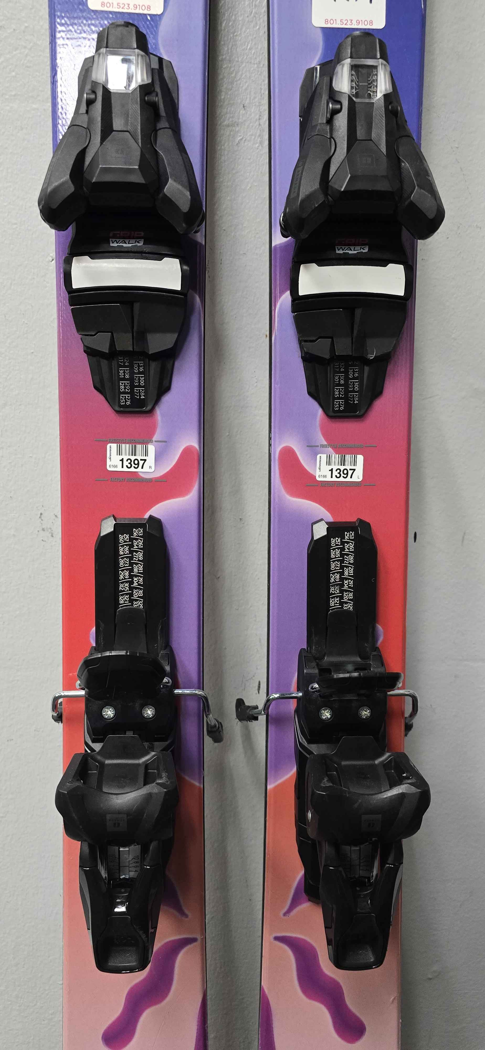 Used Armada ARW 94 164cm w/ Armada Strive 11 Adjustable bindings