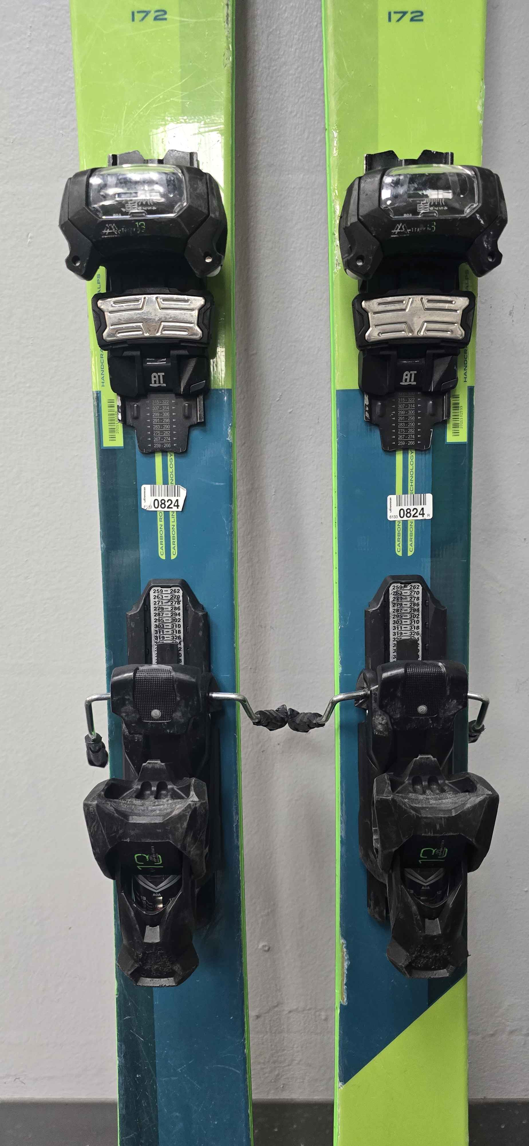 Used Elan Ripstick 96 172cm W/ Tyrolia Attack 13 Adjustable bindings