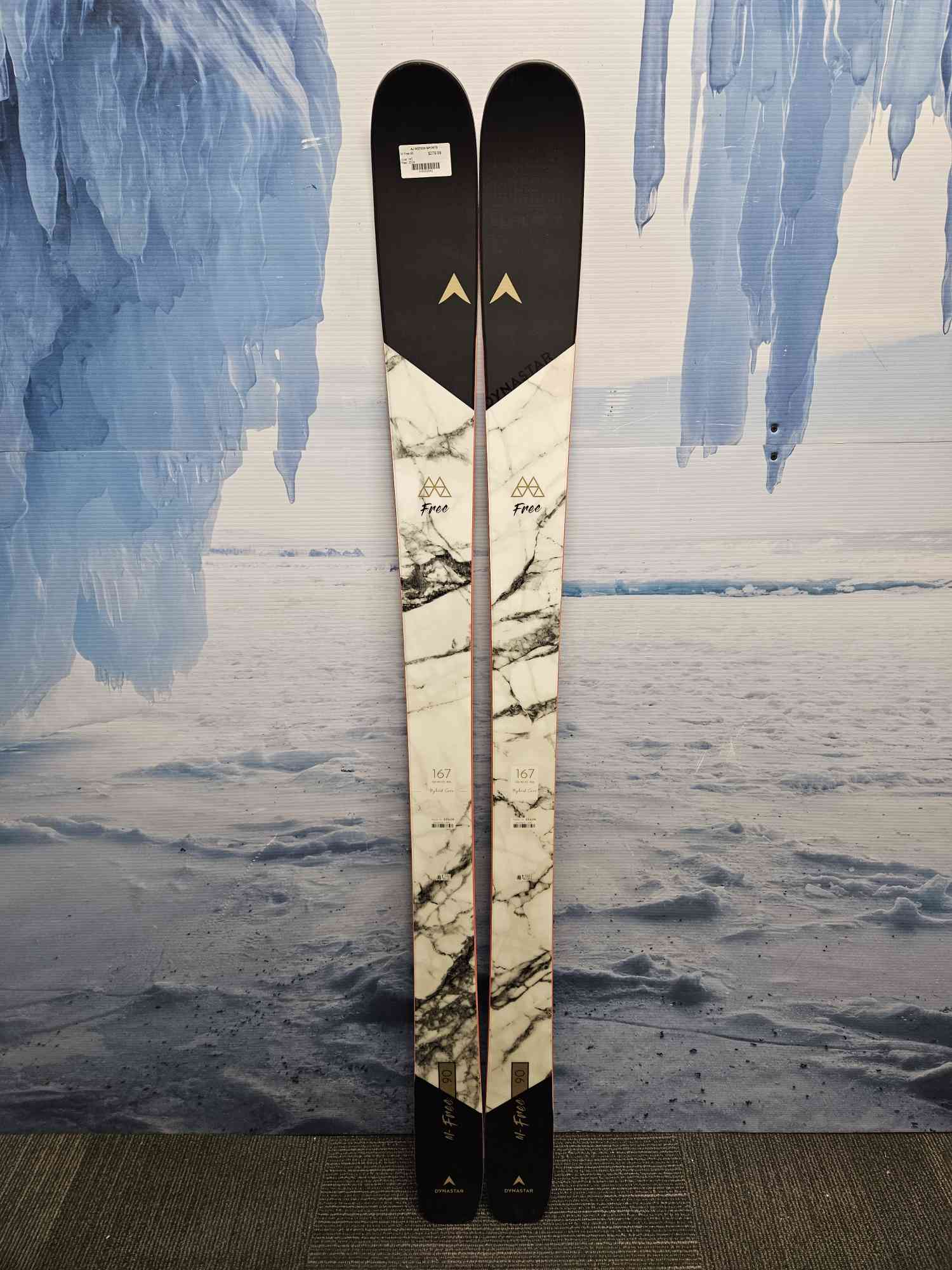 New Dynastar M-free 90 2024 Flat Skis 167cm