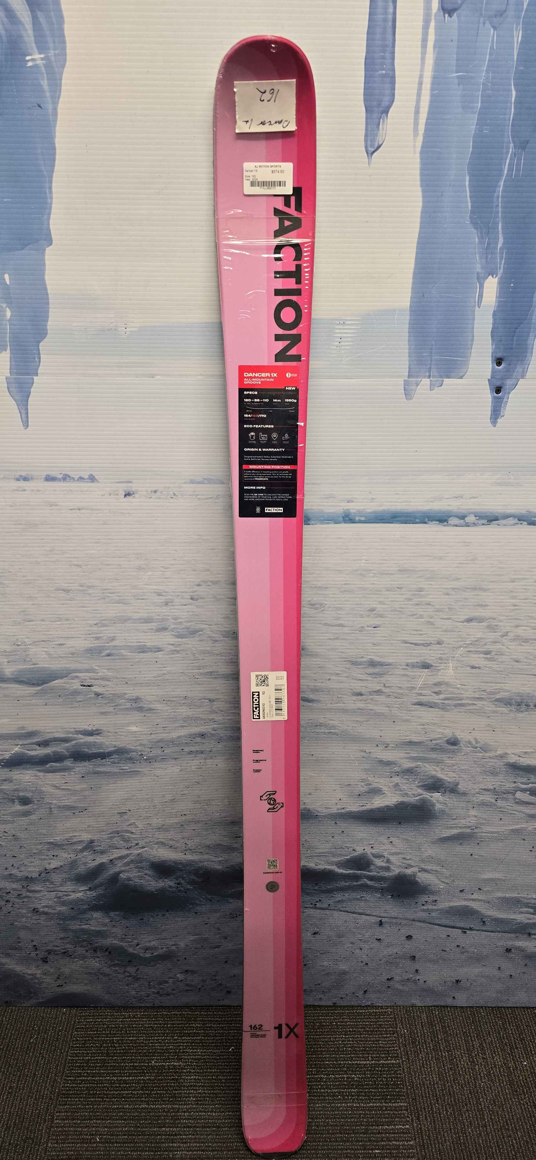 New Faction Dancer 1X 162cm Flat Skis