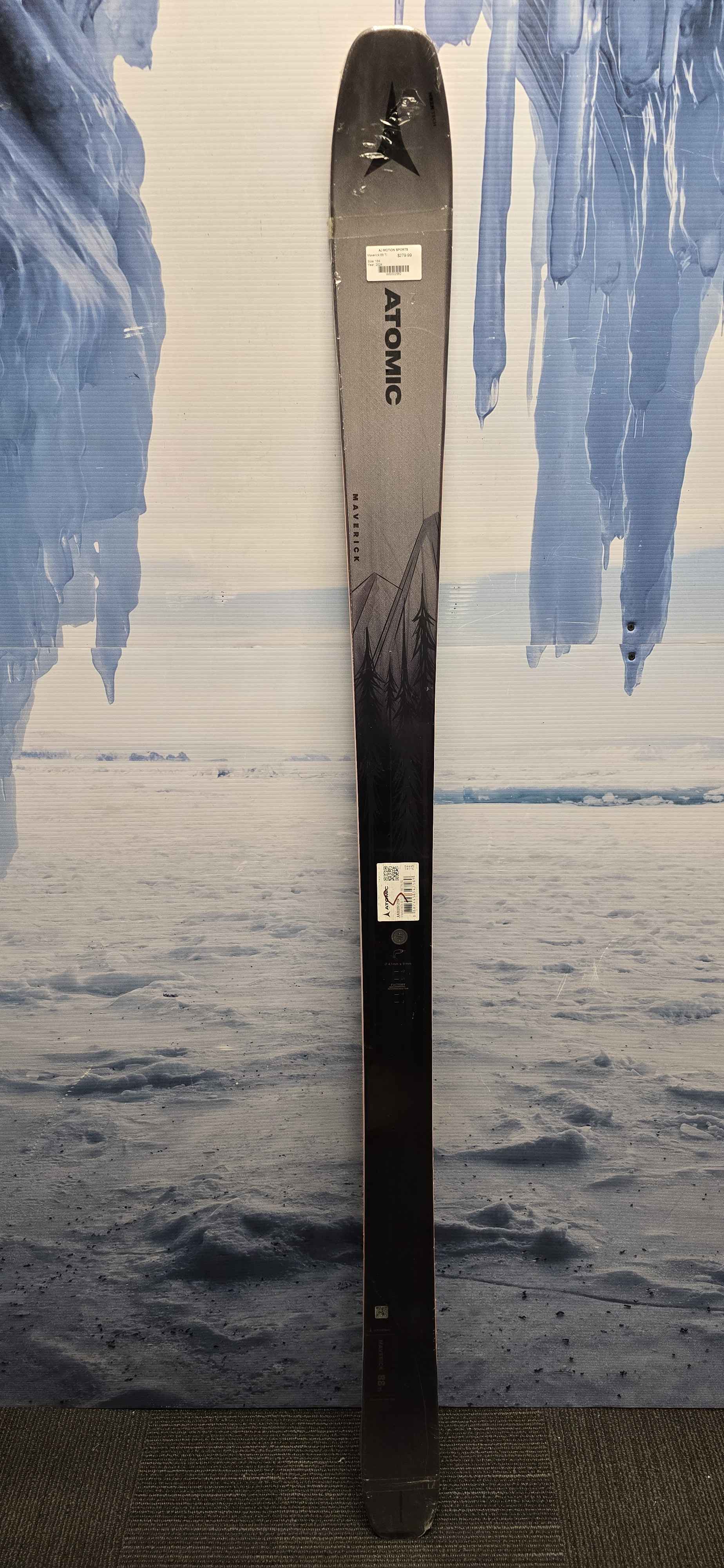 New Atomic Maverick 88 Ti 184cm 2024 Flat Skis