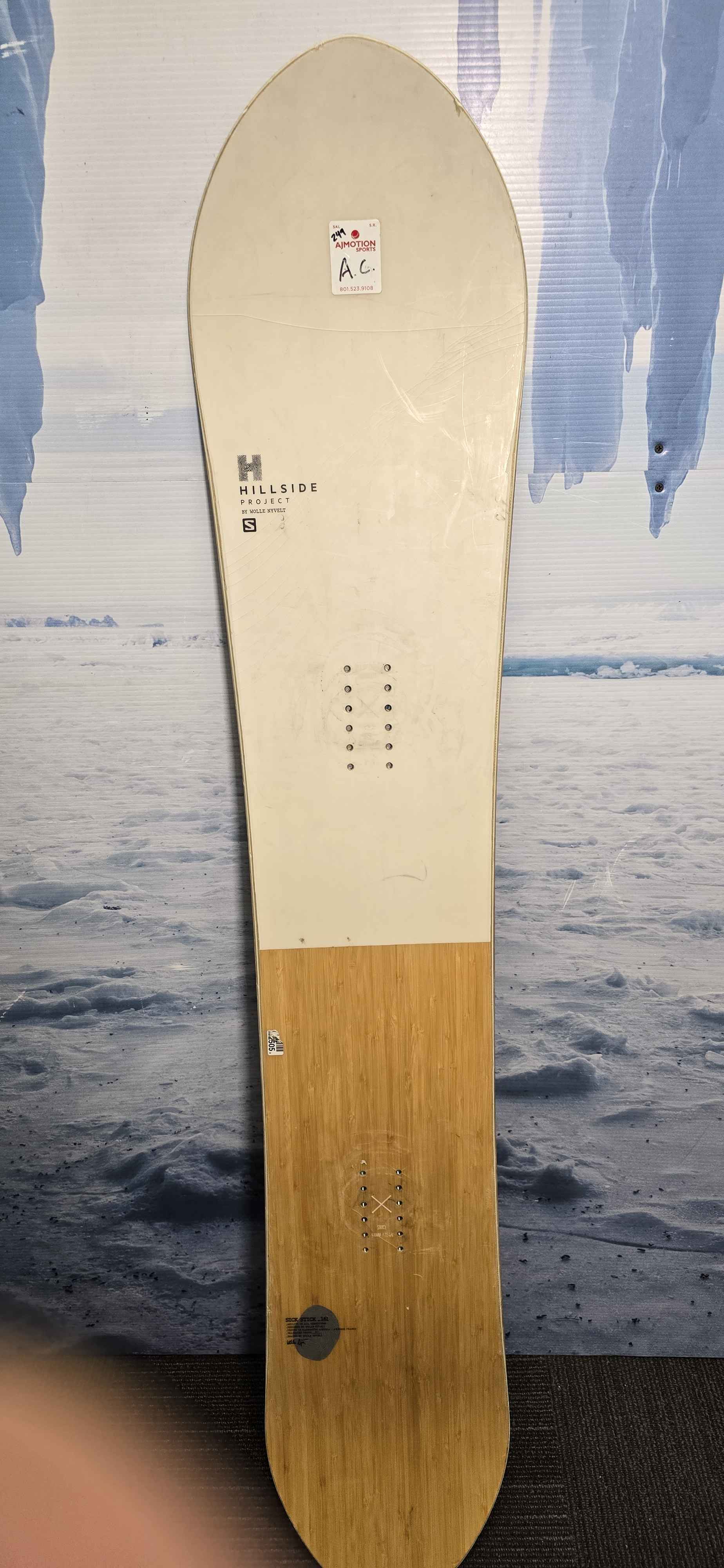 Used Salomon Hillside Project Sick Stick 161cm Snowboard