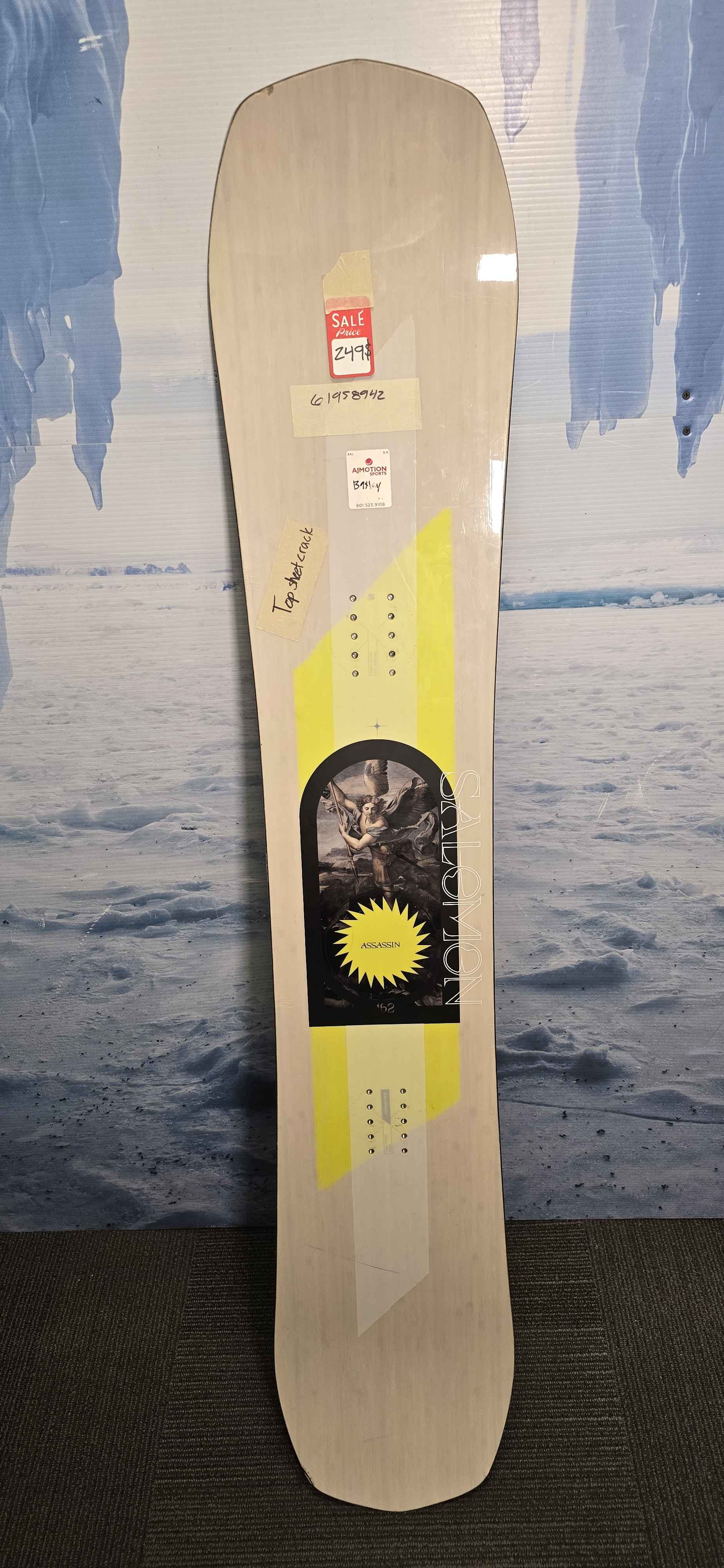 Used Salomon Assassin 162cm Snowboard