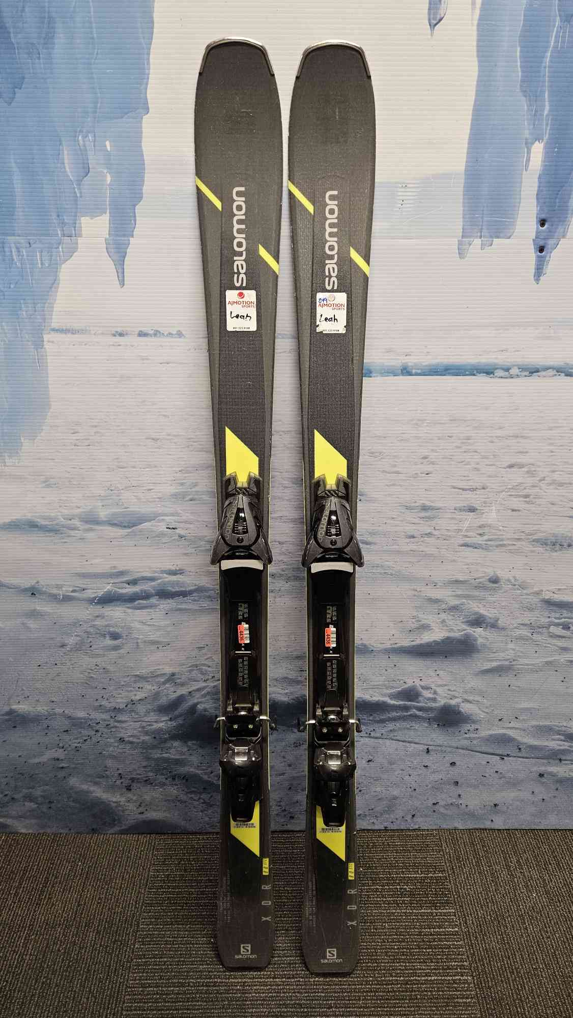 Used 2020 Salomon XDR 80 STC 150cm Skis w/ Z10 Bindings