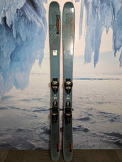 Used 2023 Salomon QST 98 183 Skis w/ Tyrollia Attack 13