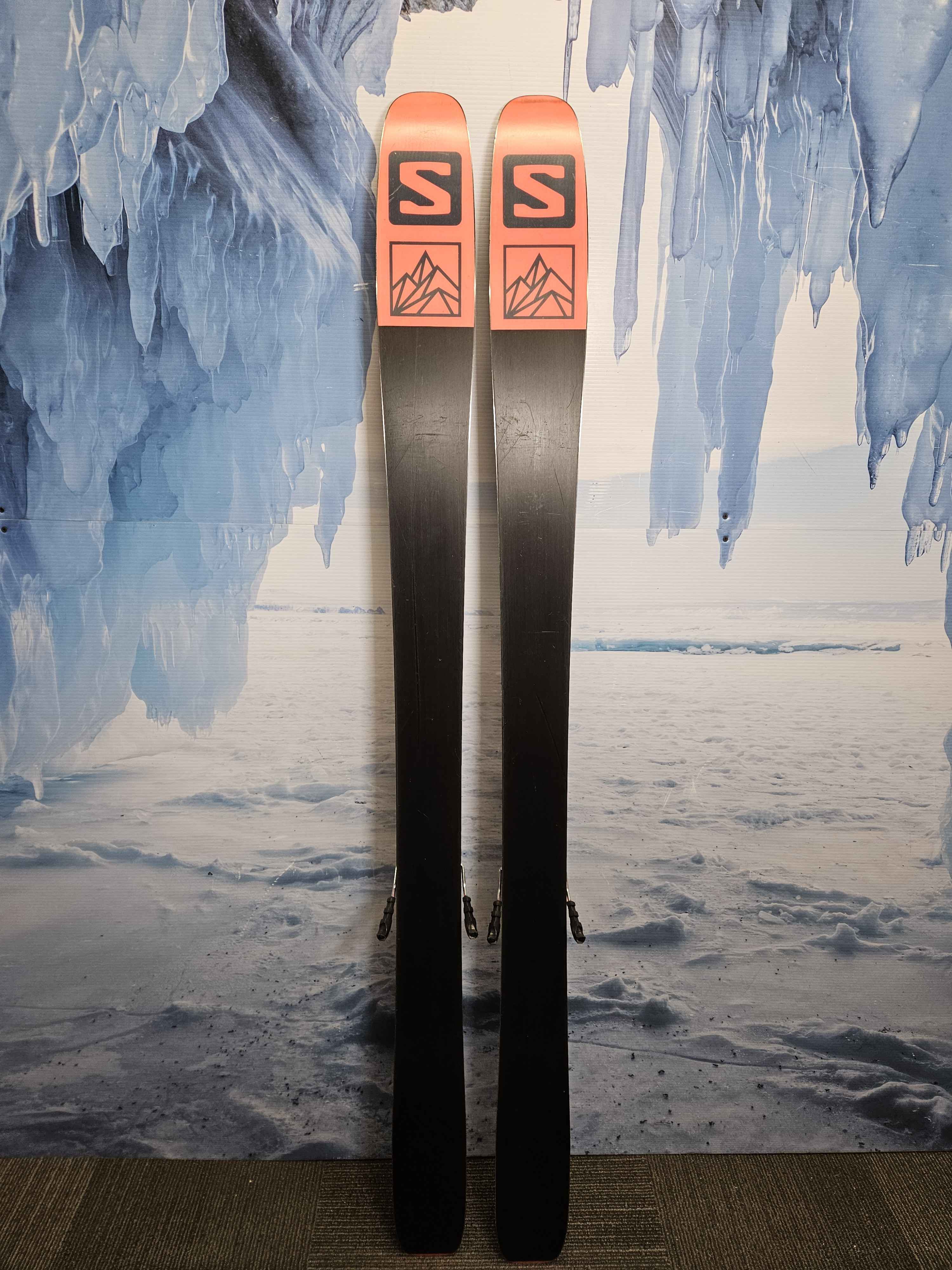 Used 2023 Salomon QST 98 183 Skis w/ Tyrollia Attack 13