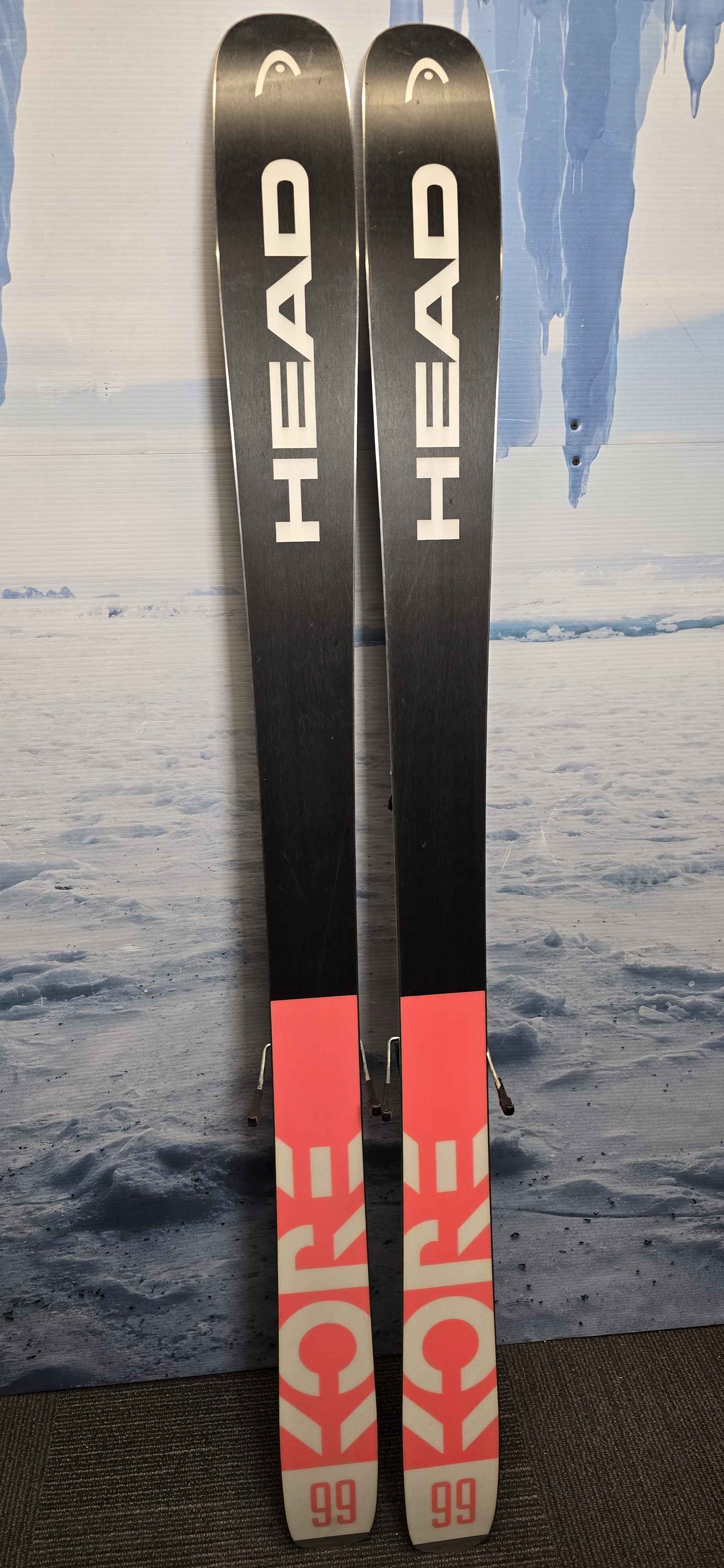 Used Head Kore 99 162cm  w/ Look Konect 12 Adjustable Binding