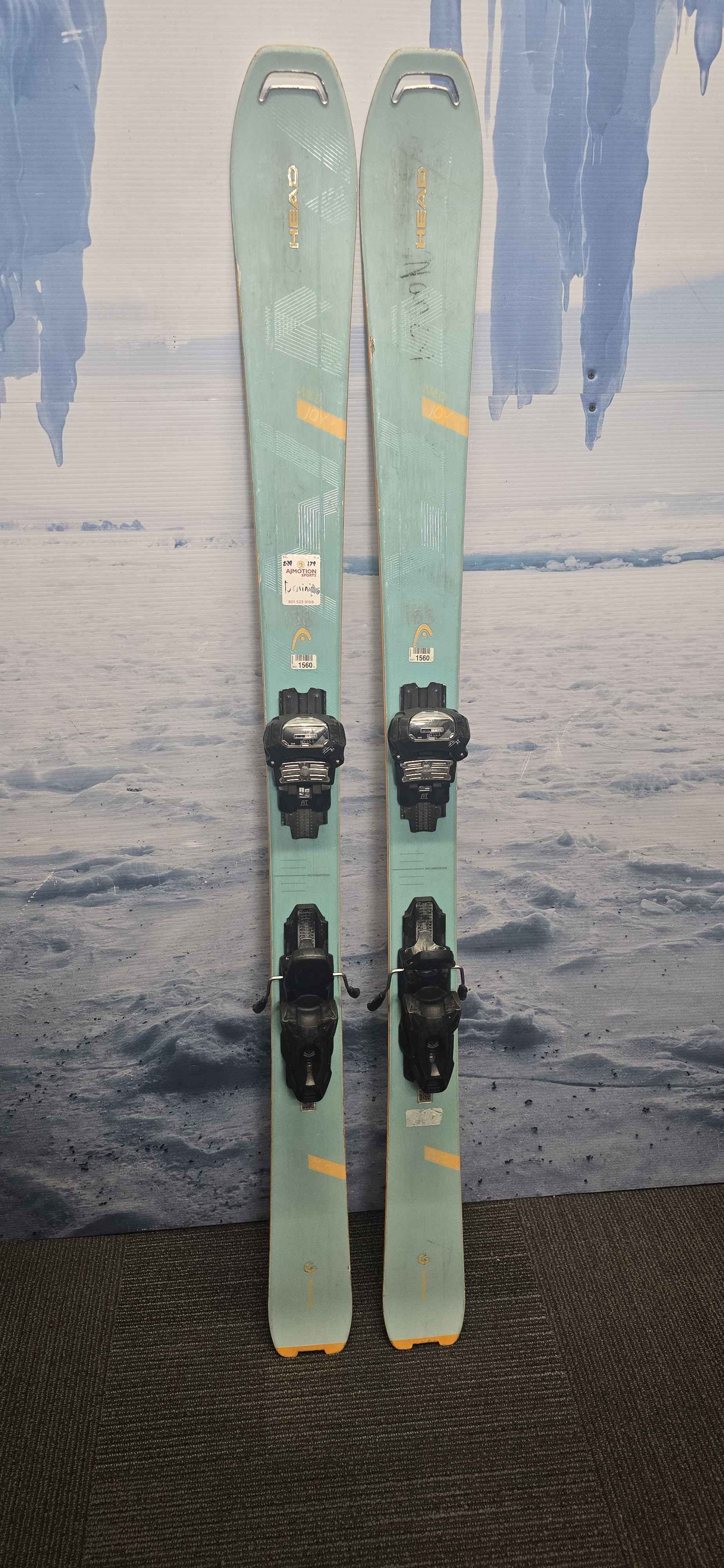 Used Head Wild Joy 158cm with Marker Attack 11 Adjustable Bindings