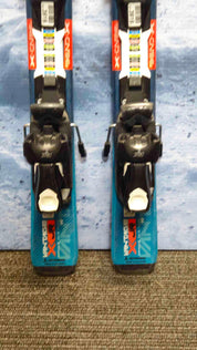 Used 2016 Atomic VantageX Jr 90cm Skis w/ EZYTrack 5 Bindings