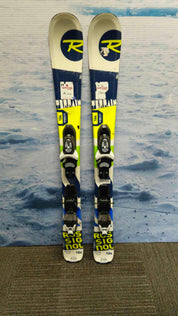 Used Rossignol Terrain 104cm Jr Skis w/ Look Kid X4.5 Binding