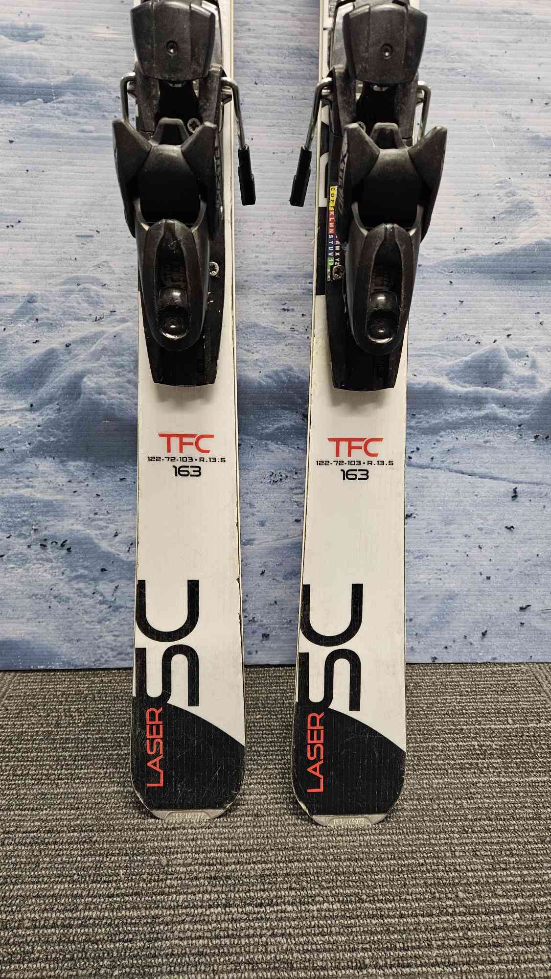 Used Stockli SC World Cup Laser 72 156 Skis w/Fischer XTR 10 bindings