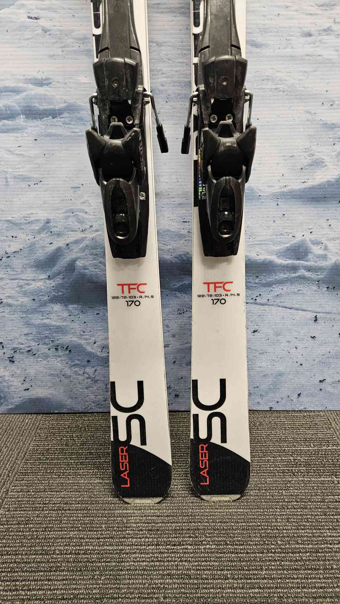 Used Stockli SC World Cup Laser 72 170 Skis w/Fischer XTR 10 bindings